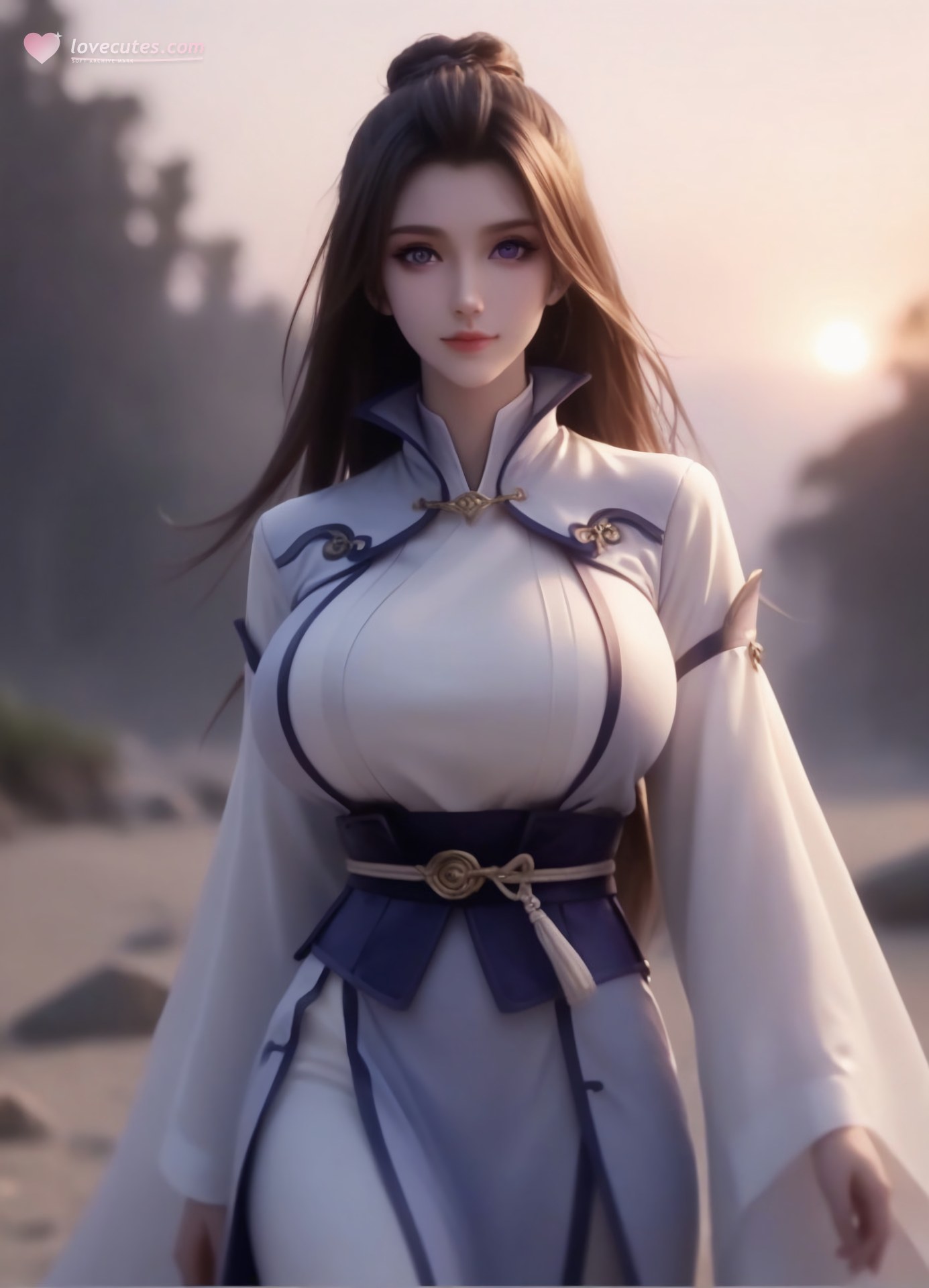 AI Porn - A Will Eternal Zhou Xingqi White-Purple Cultivation Seaside Gallery 105P