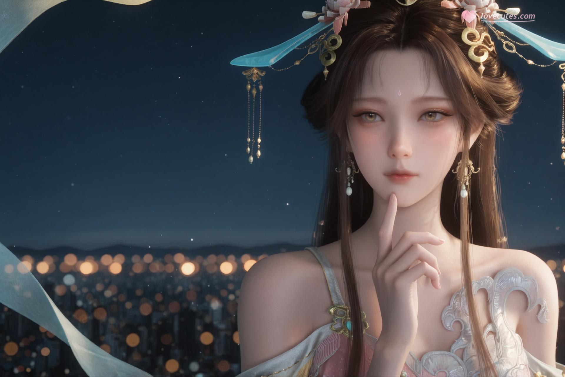 AI Porn - 伊軽舞 ピンク古風ナイトのAI成人画像ギャラリー 315P