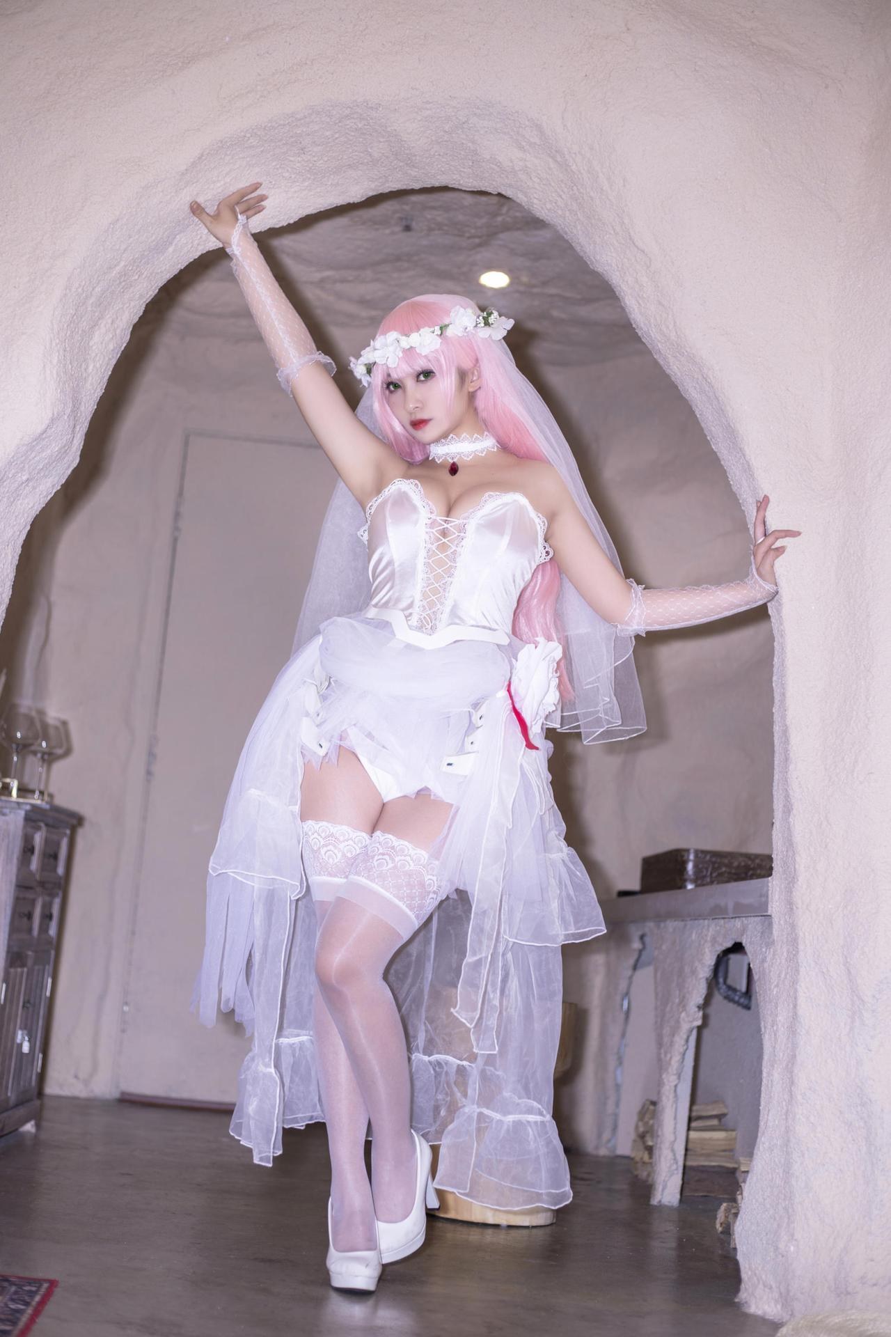 [Cosplay] LoLiSAMA - Zero Two bridal dress 63P