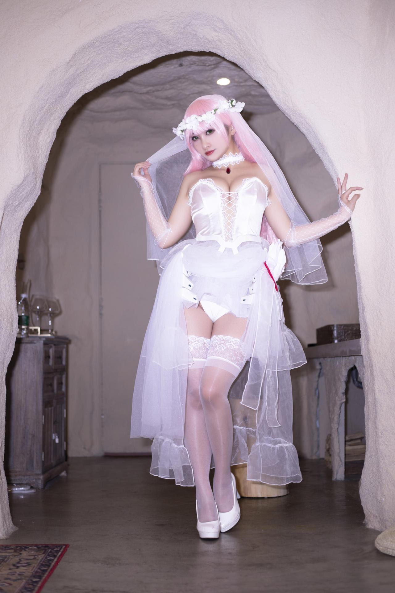 [Cosplay] LoLiSAMA - Zero Two bridal dress 63P