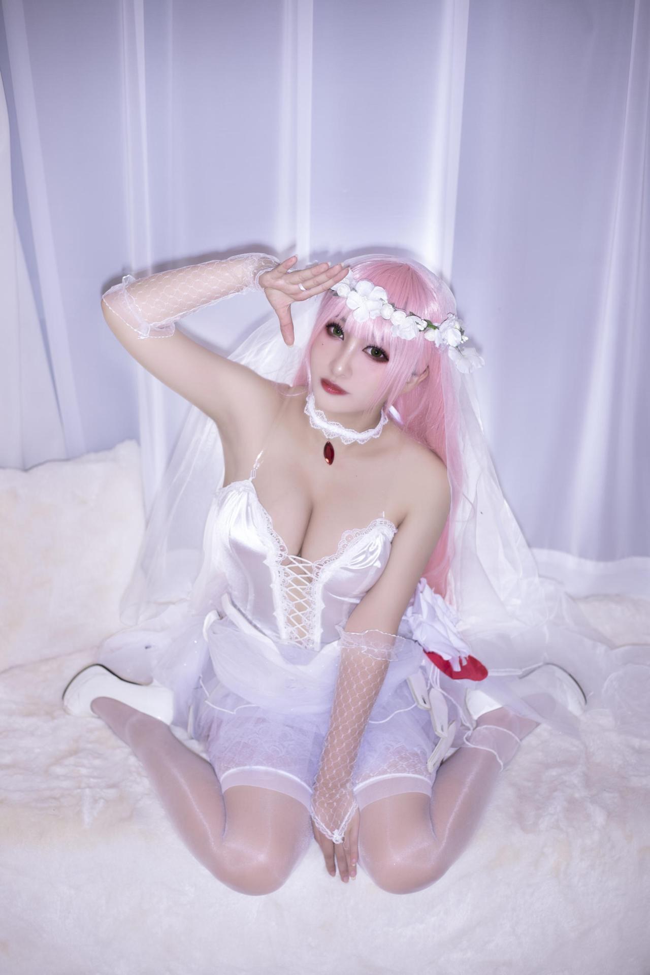 [Cosplay] LoLiSAMA - Zero Two bridal dress 63P