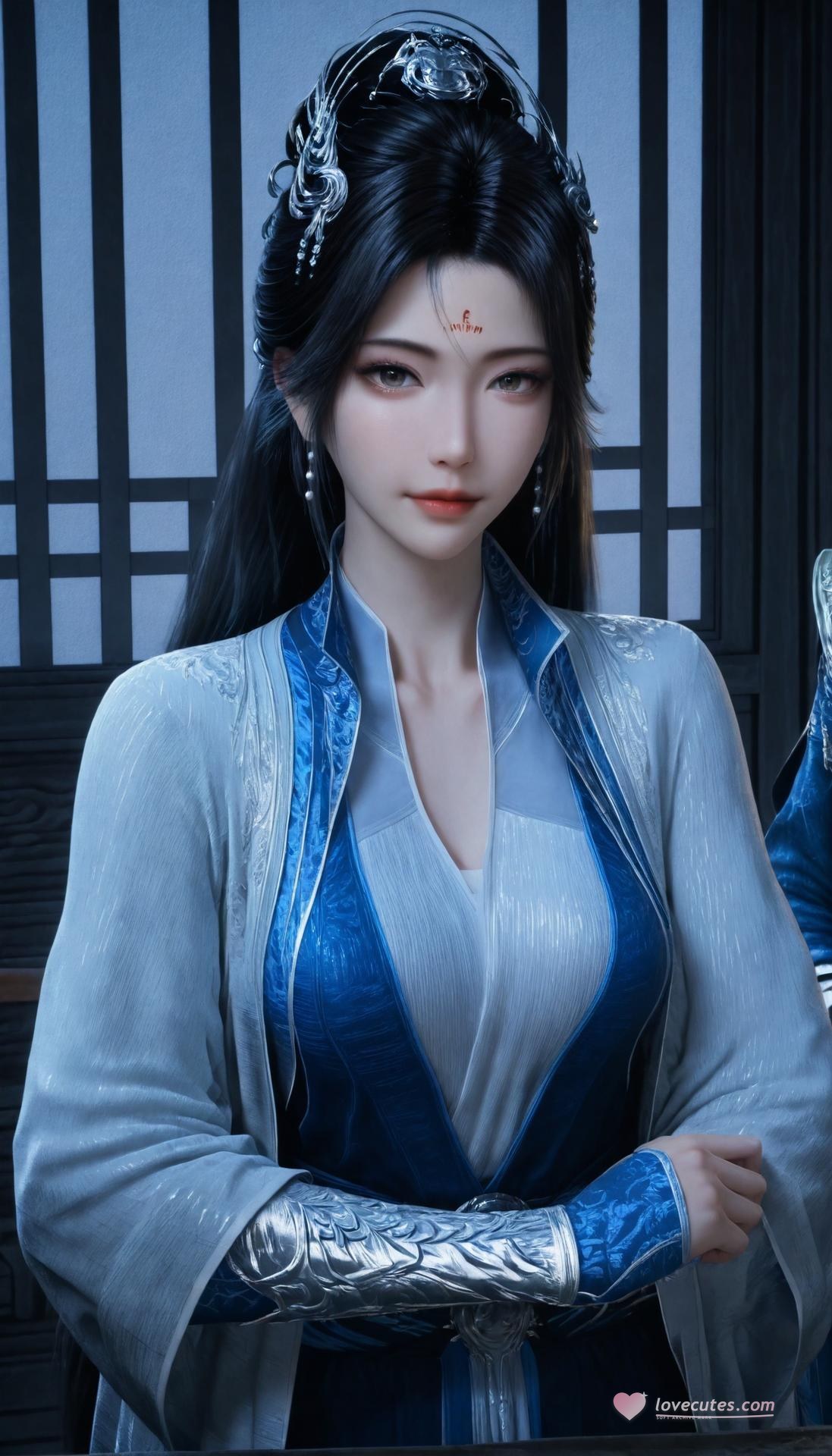 AI Porn - 凡人修仙傳 南宮婉：藍白古風全裸露穴圖集 305P