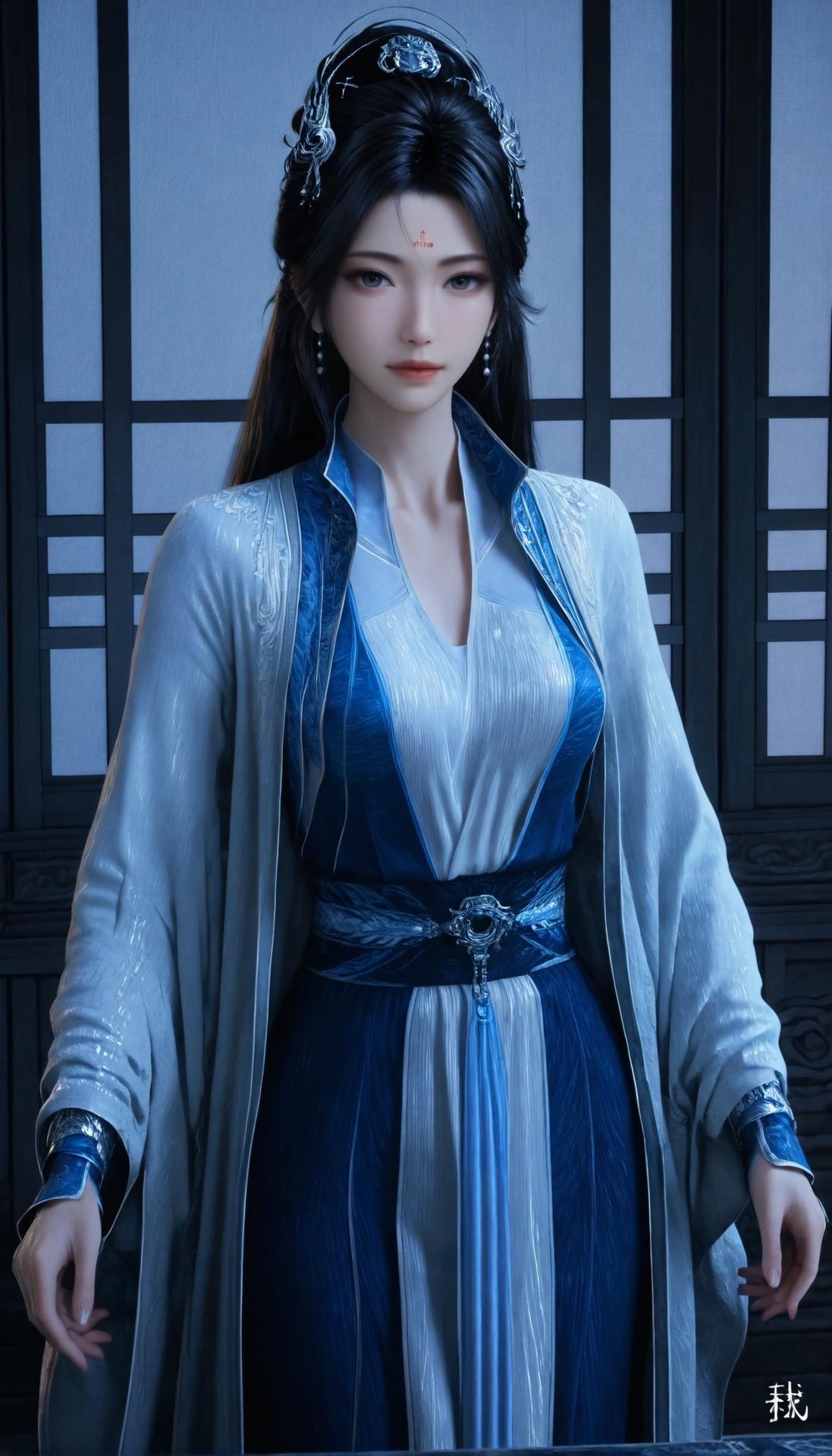 AI Porn - 凡人修仙傳 南宮婉：藍白古風全裸露穴圖集 305P