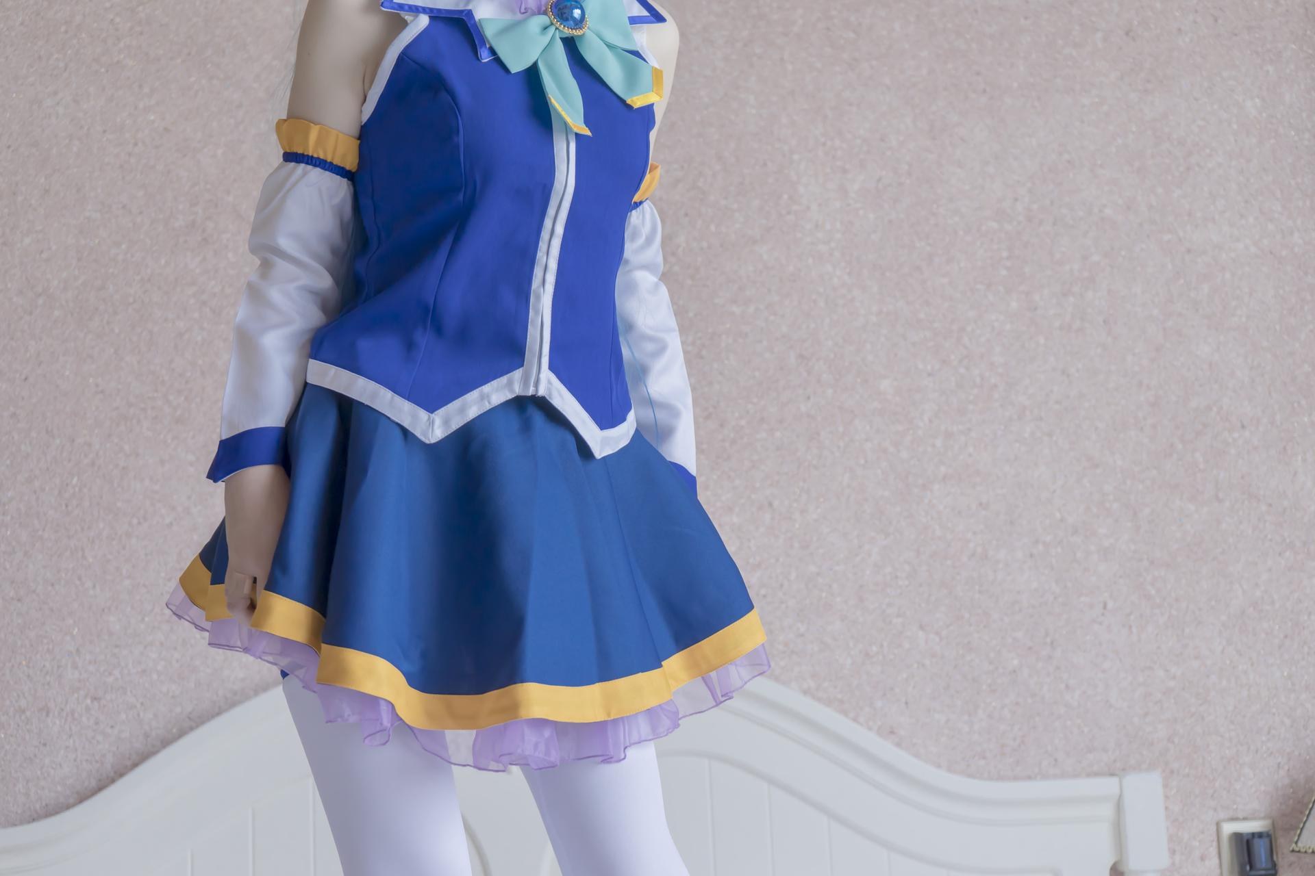 [Cosplay] Shaonv Yinghua - Aqua: phong cách ảnh người lớn chi tiết hở ngực vòng ba nổi bật bộ ảnh 80P