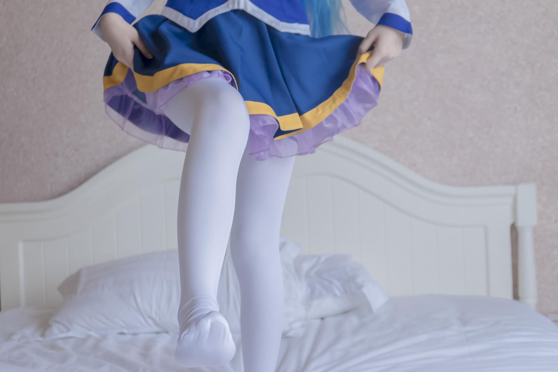[Cosplay] Shaonv Yinghua - Aqua: phong cách ảnh người lớn chi tiết hở ngực vòng ba nổi bật bộ ảnh 80P