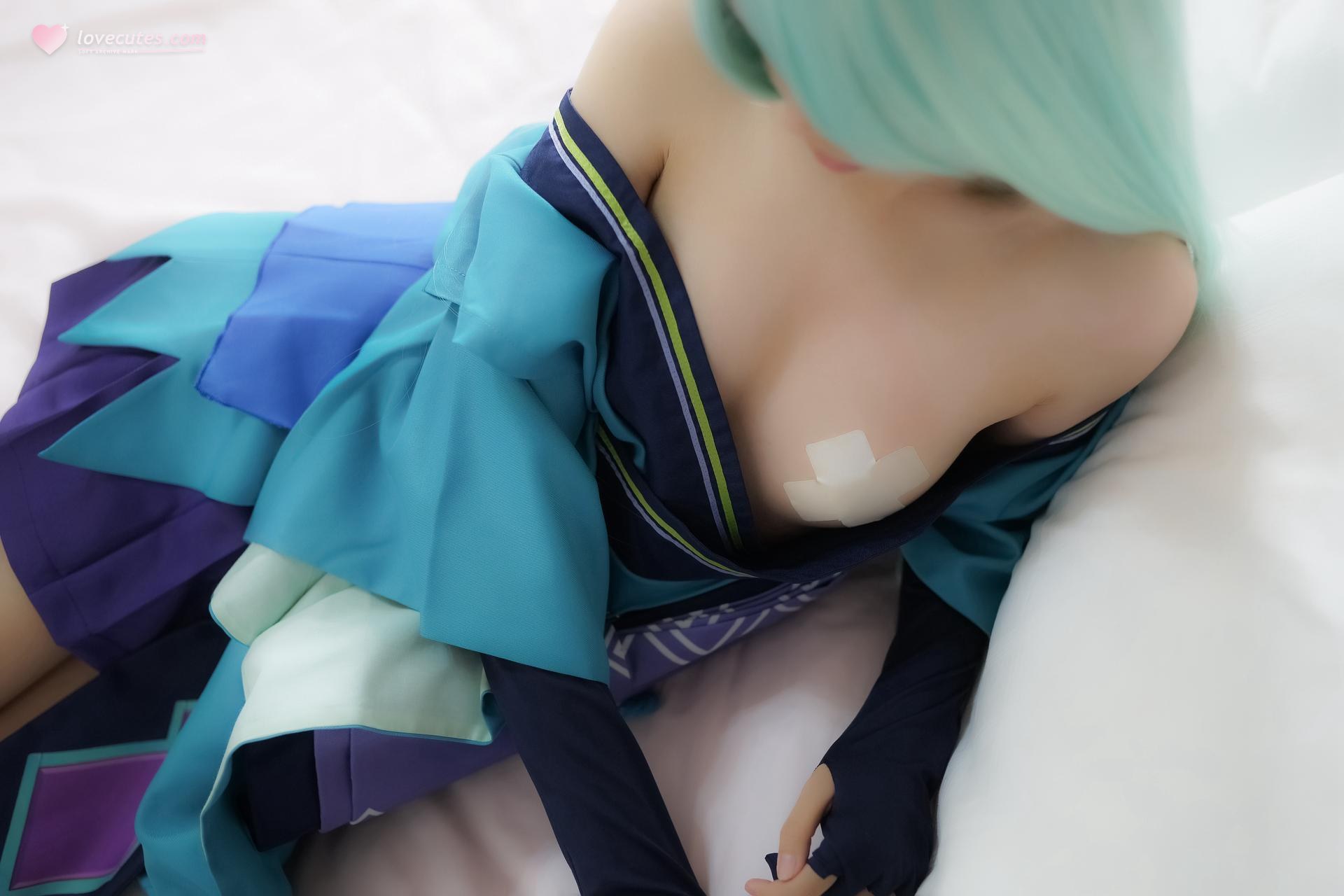 [cosplay] 少女映畫 - 青行燈：翹臀蕾絲內衣大尺度角色還原 104P