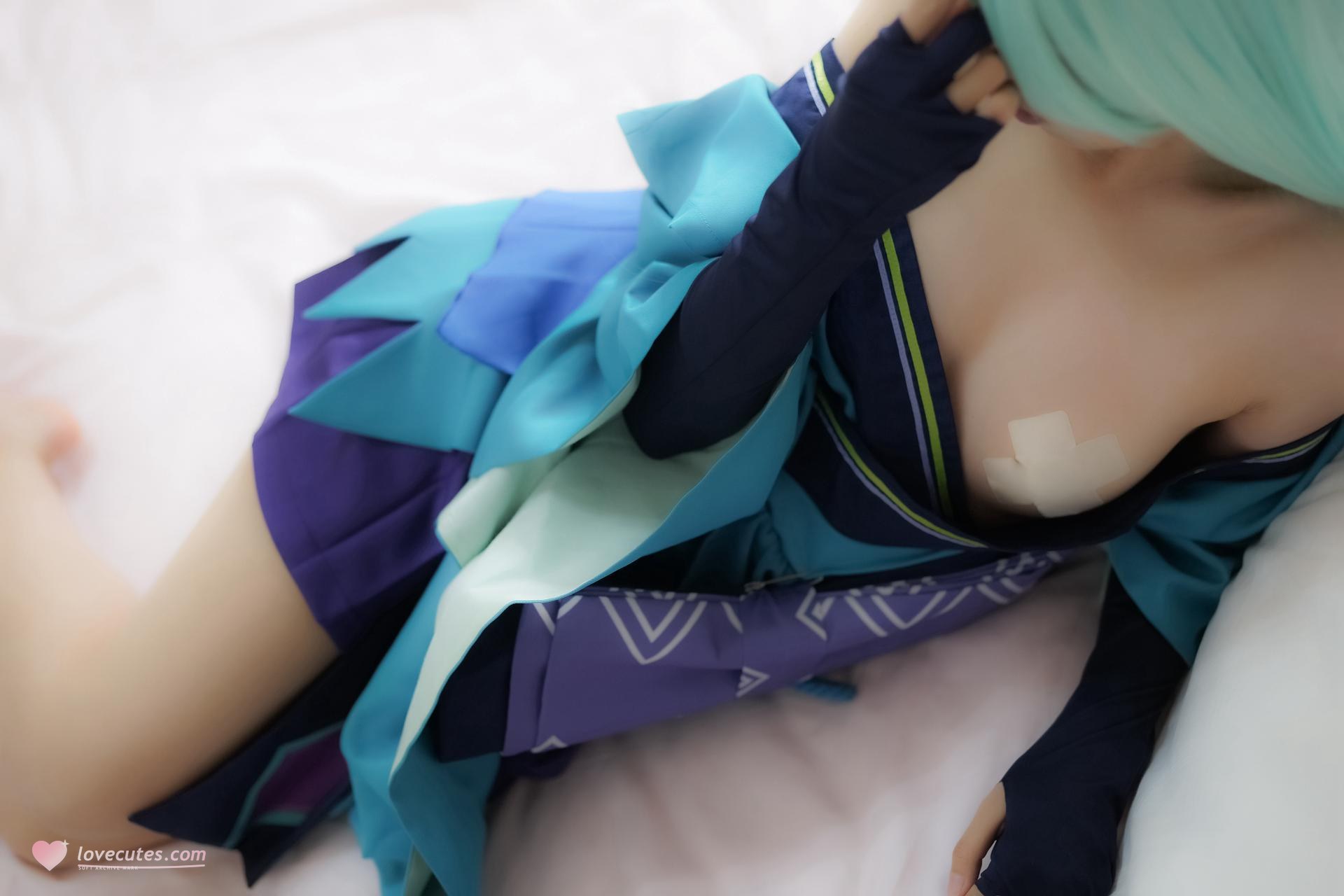 [cosplay] 少女映畫 - 青行燈：翹臀蕾絲內衣大尺度角色還原 104P
