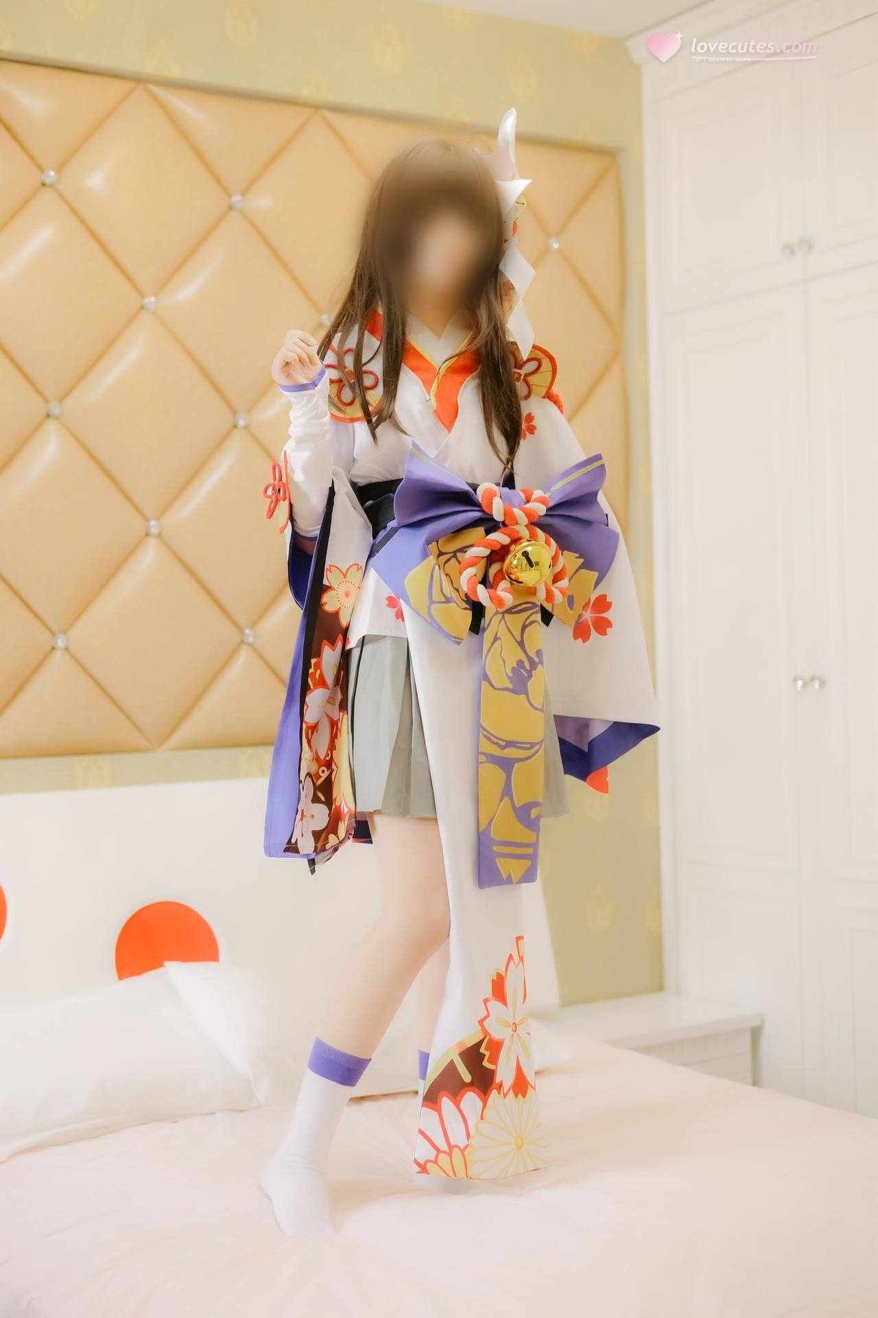 [cosplay] 少女映畫 - 陰陽師 雪女：翹臀露穴學生裝大尺度角色還原 96P