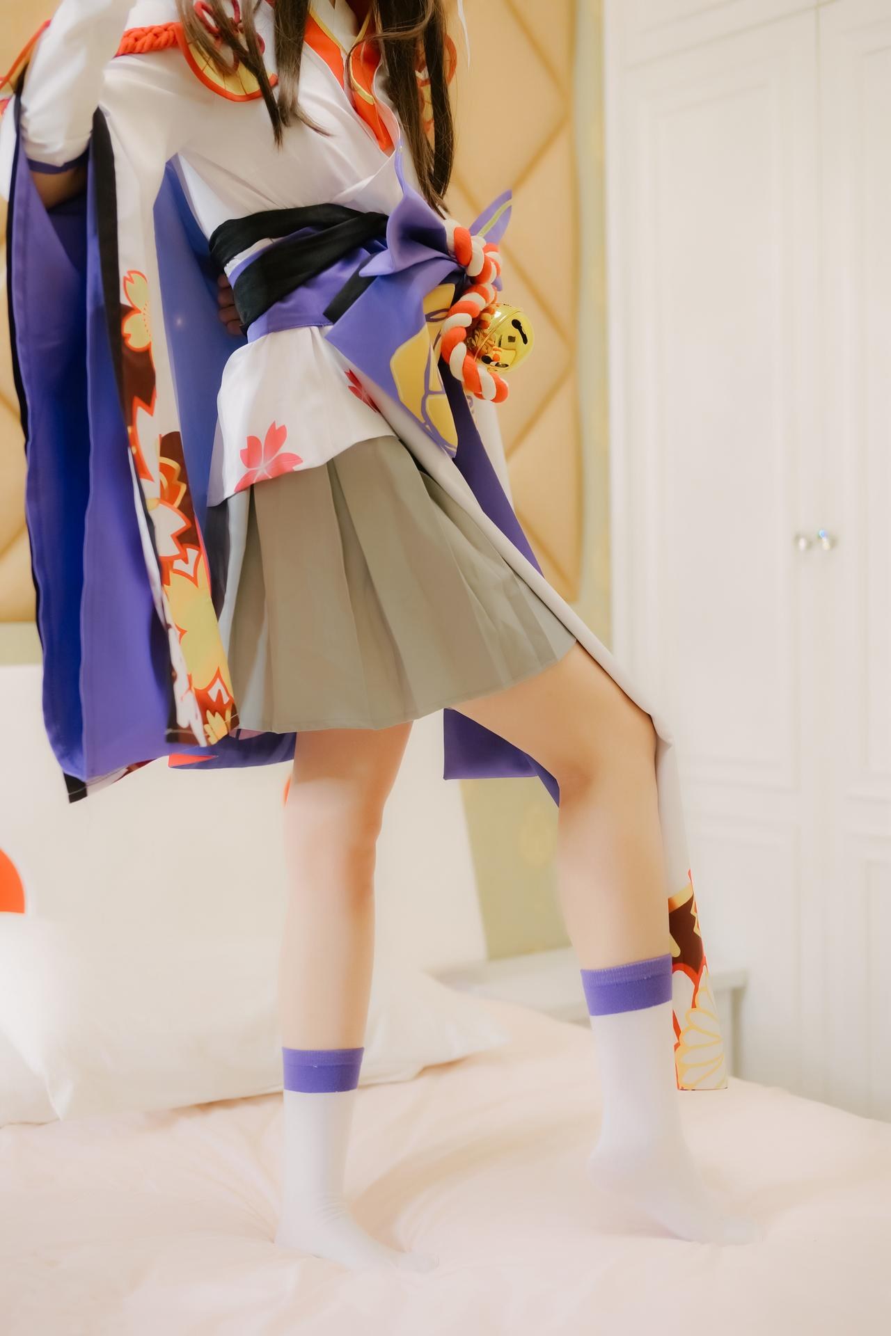 [cosplay] 少女映畫 - 陰陽師 雪女：翹臀露穴學生裝大尺度角色還原 96P