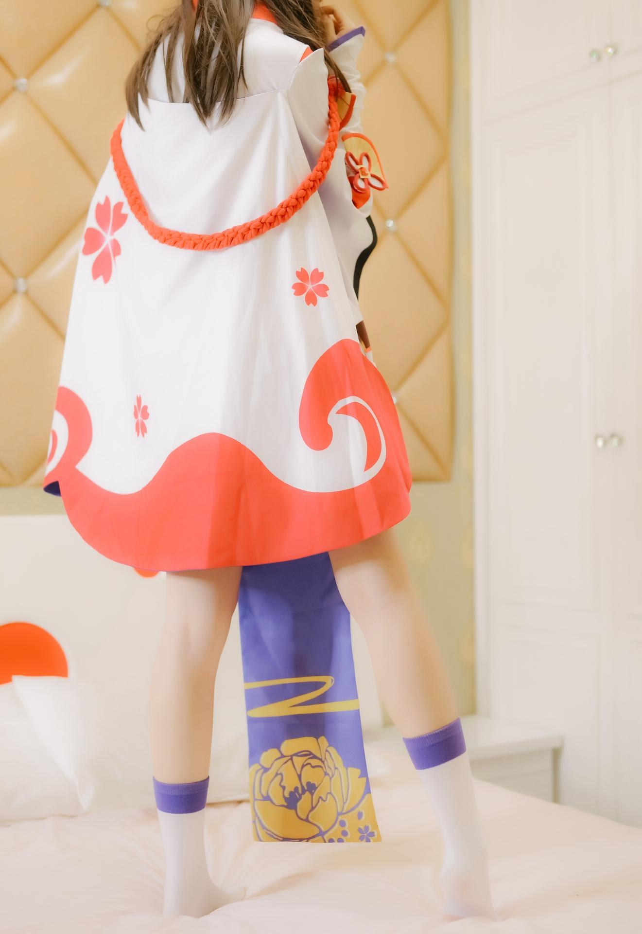 [cosplay] 少女映畫 - 陰陽師 雪女：翹臀露穴學生裝大尺度角色還原 96P