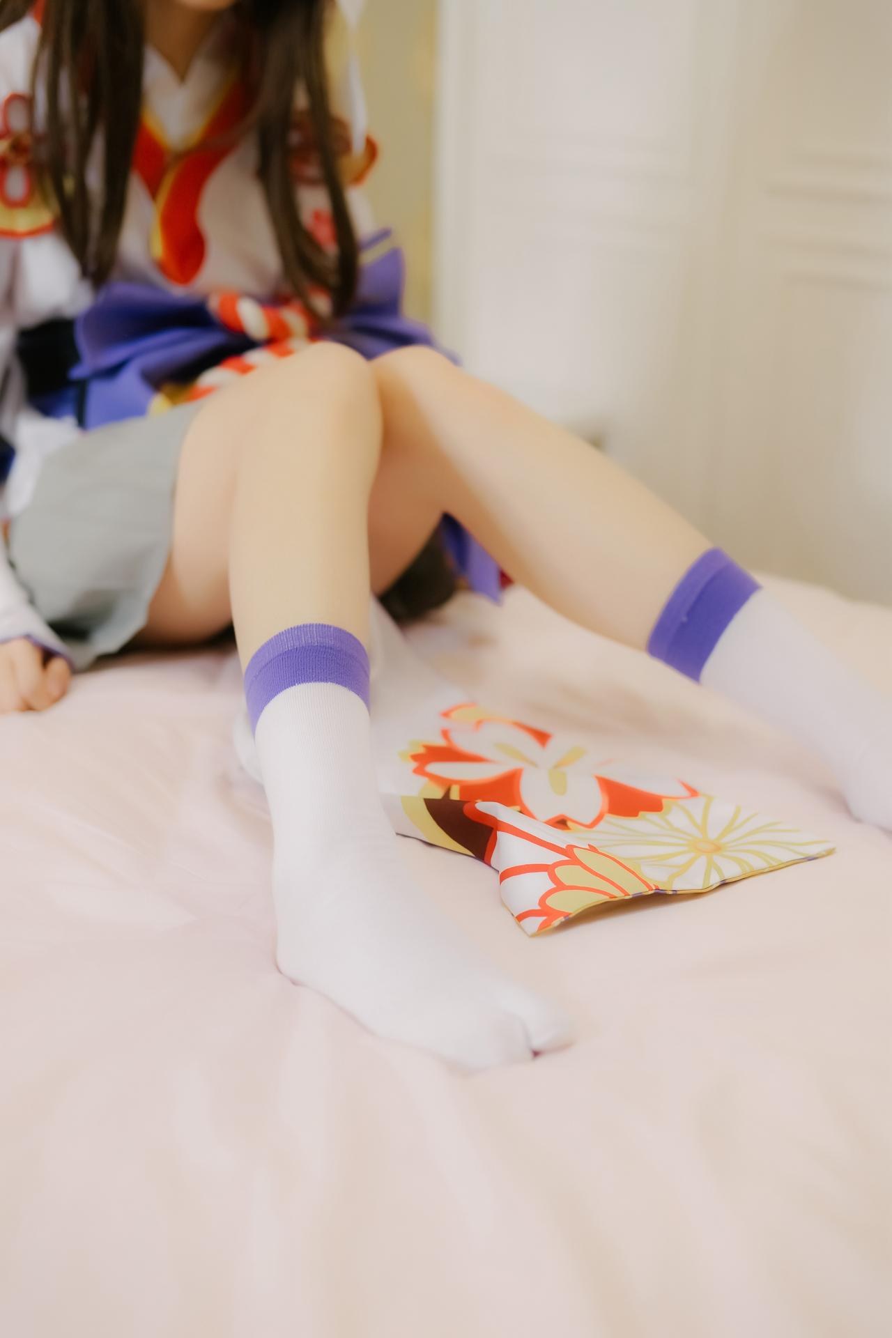 [cosplay] 少女映畫 - 陰陽師 雪女：翹臀露穴學生裝大尺度角色還原 96P