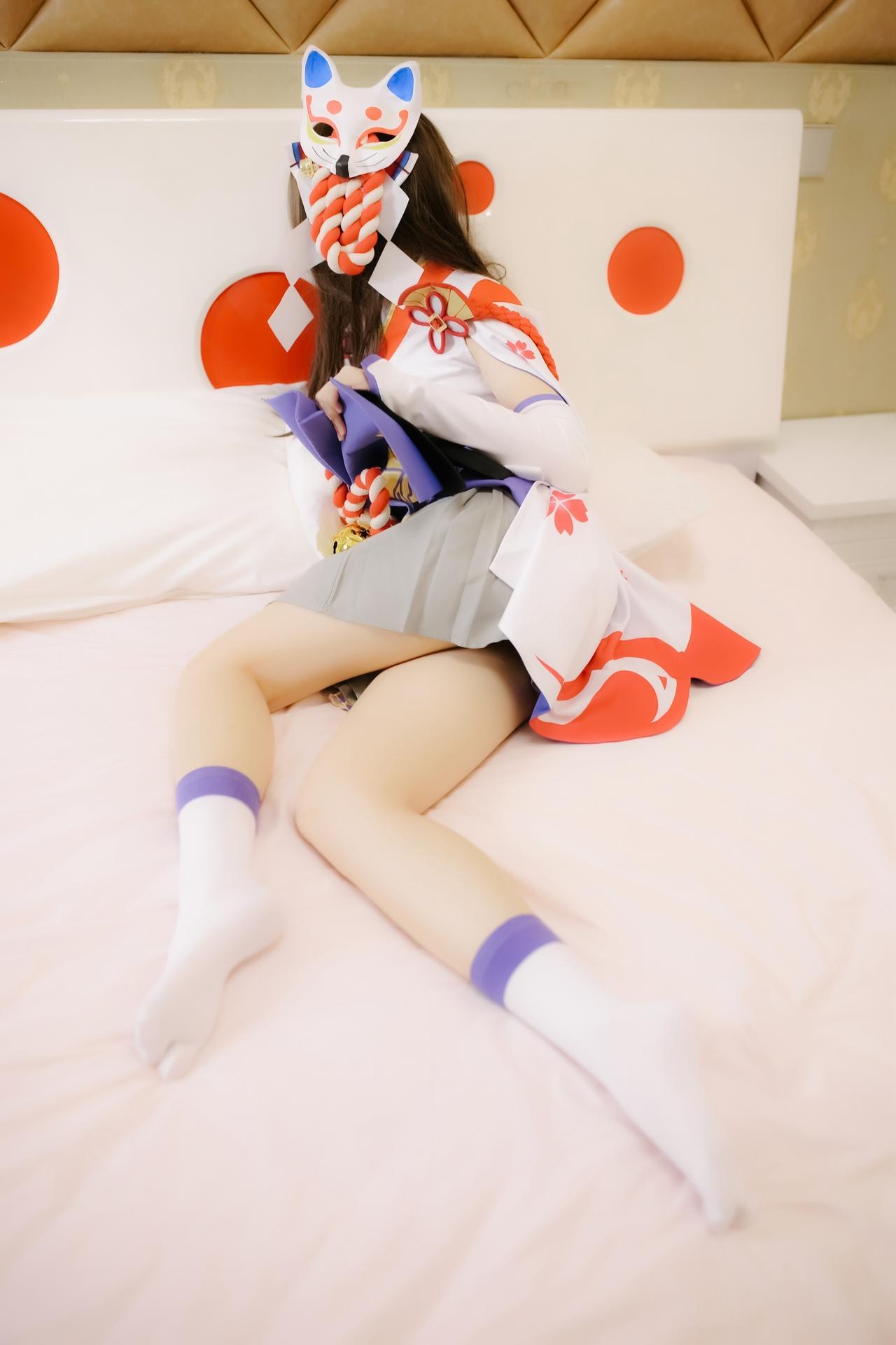[Cosplay] Shaonv Yinghua - Onmyoji Yuki Onna: phong cách ảnh người lớn chi tiết hở ngực vòng ba nổi bật bộ ảnh 96P