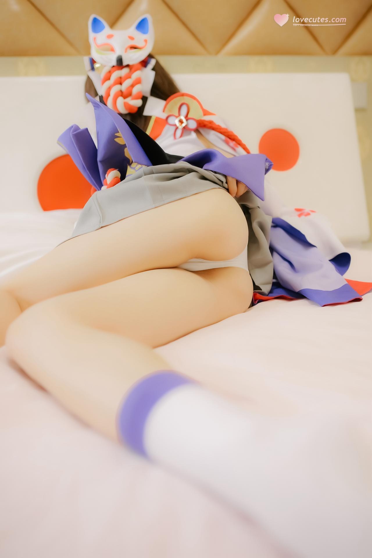 [Cosplay] Shaonv Yinghua - Onmyoji Yuki Onna: phong cách ảnh người lớn chi tiết hở ngực vòng ba nổi bật bộ ảnh 96P