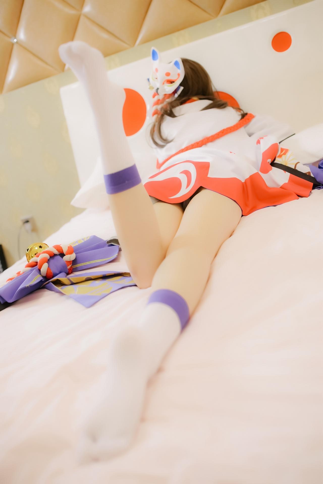 [Cosplay] Shaonv Yinghua - Onmyoji Yuki Onna: phong cách ảnh người lớn chi tiết hở ngực vòng ba nổi bật bộ ảnh 96P