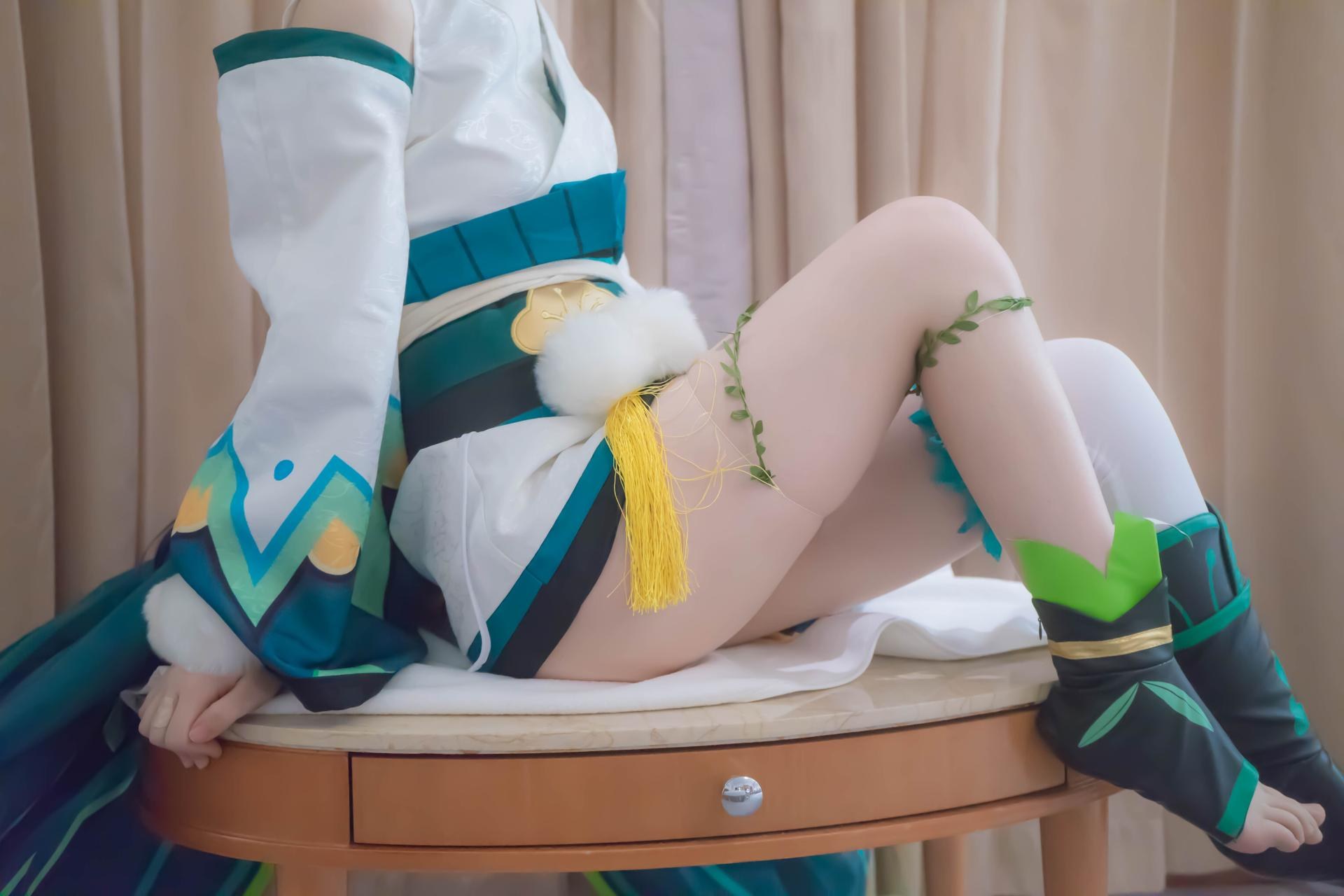 [cosplay] 少女映畫 - 陰陽師 螢草：翹臀白絲露穴大尺度角色還原 91P1V