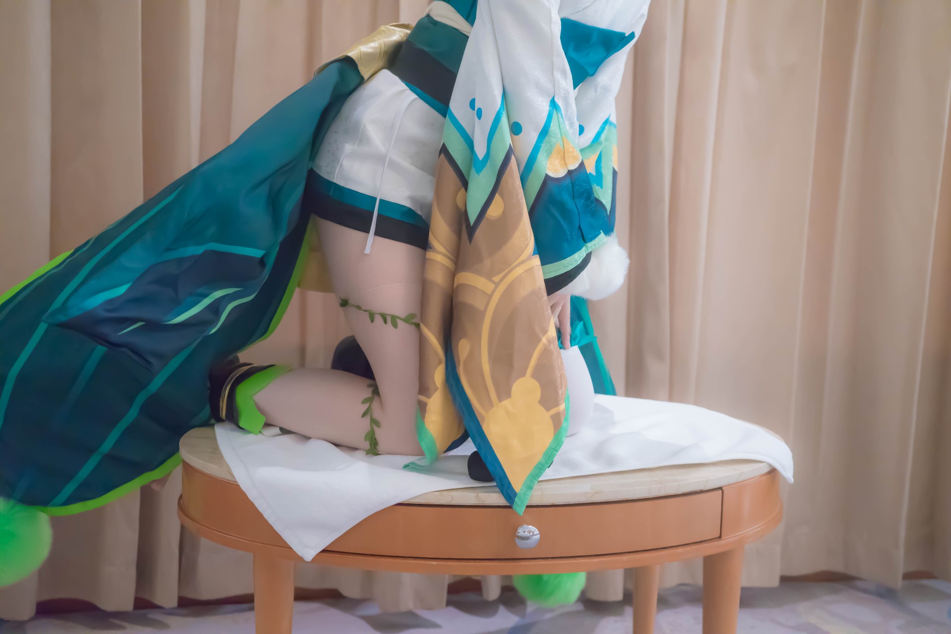 [Cosplay] Shaonv Yinghua - Onmyoji Hotarugusa: adult styling topless details curvy hips photo set 91P1V