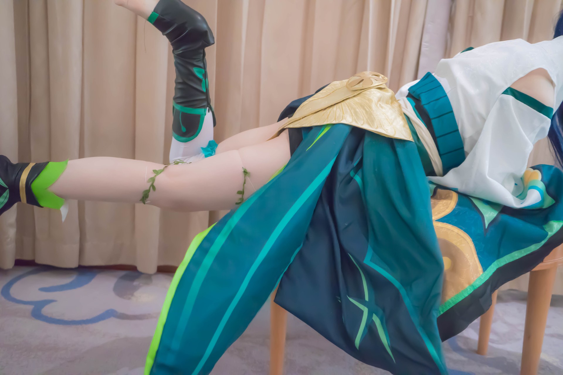[Cosplay] Shaonv Yinghua - Onmyoji Hotarugusa: adult styling topless details curvy hips photo set 91P1V