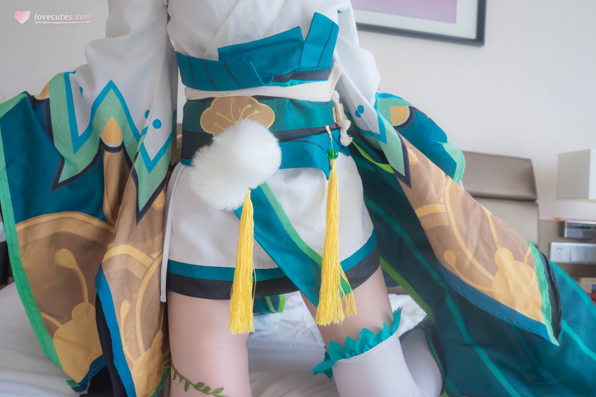 [Cosplay] Shaonv Yinghua - Onmyoji Hotarugusa: phong cách ảnh người lớn chi tiết hở ngực vòng ba nổi bật bộ ảnh 91P1V