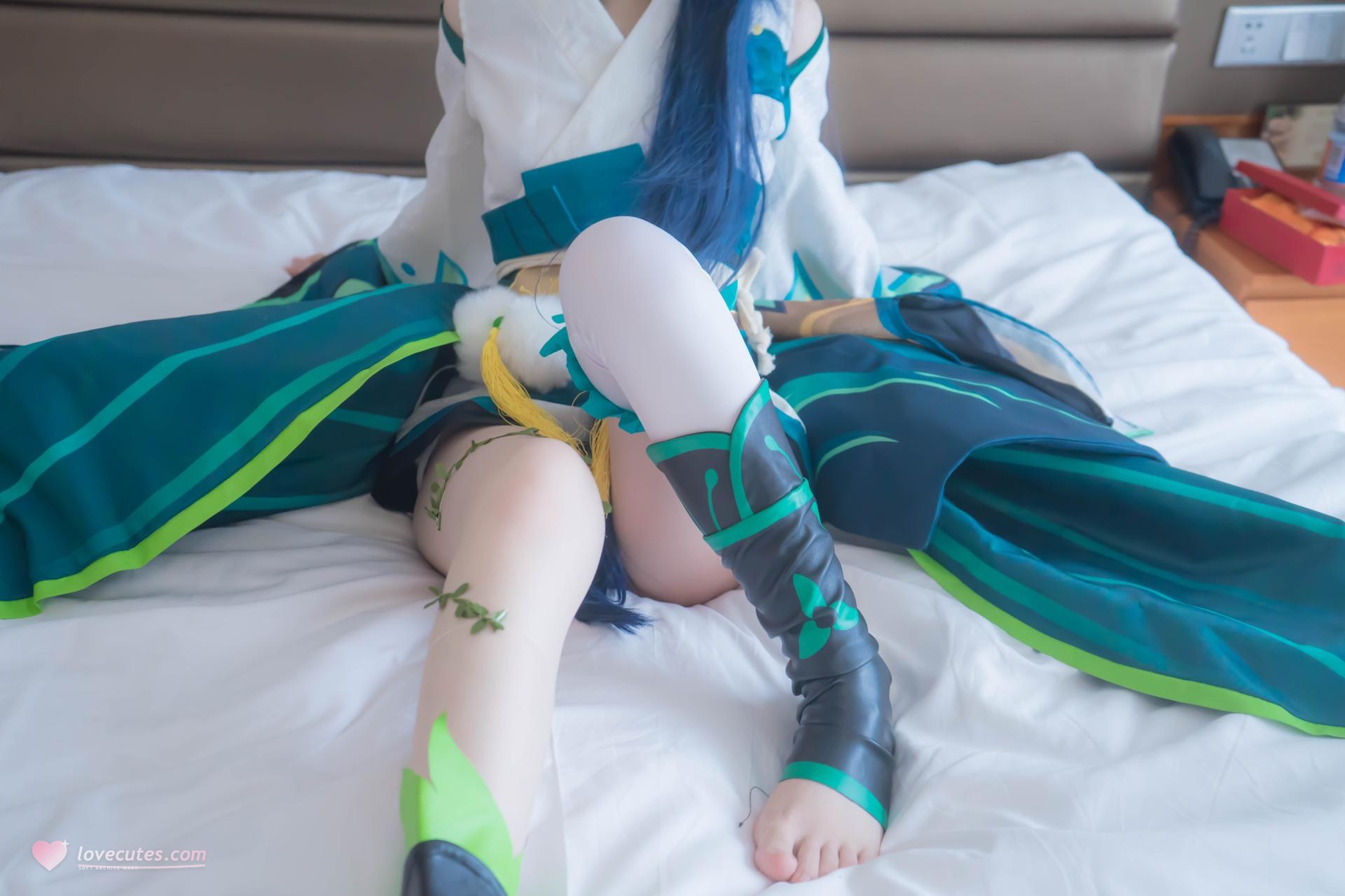 [Cosplay] Shaonv Yinghua - Onmyoji Hotarugusa: phong cách ảnh người lớn chi tiết hở ngực vòng ba nổi bật bộ ảnh 91P1V