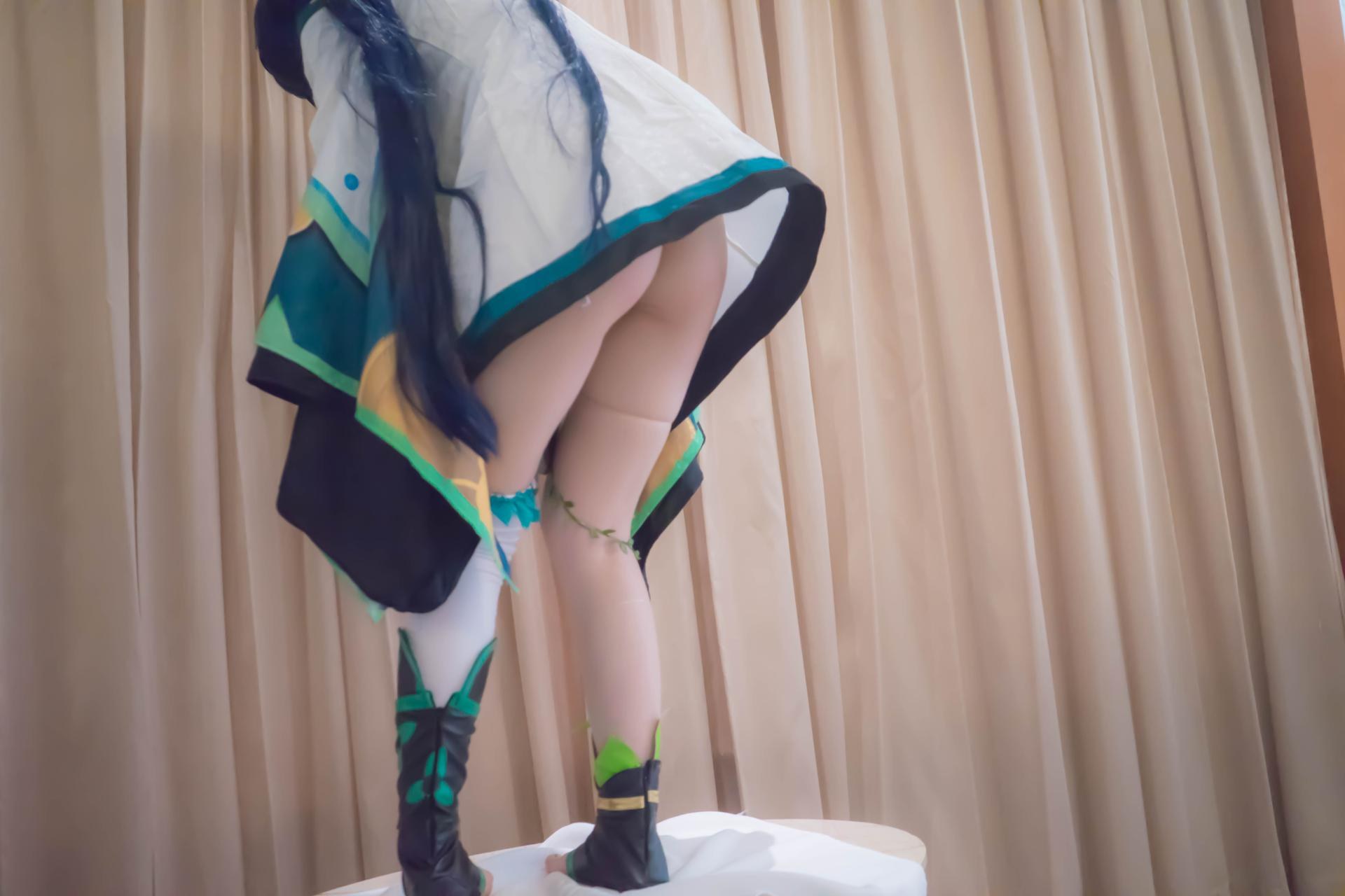 [cosplay] 少女映画 - 阴阳师 萤草：翘臀白丝露穴大尺度角色还原 91P1V