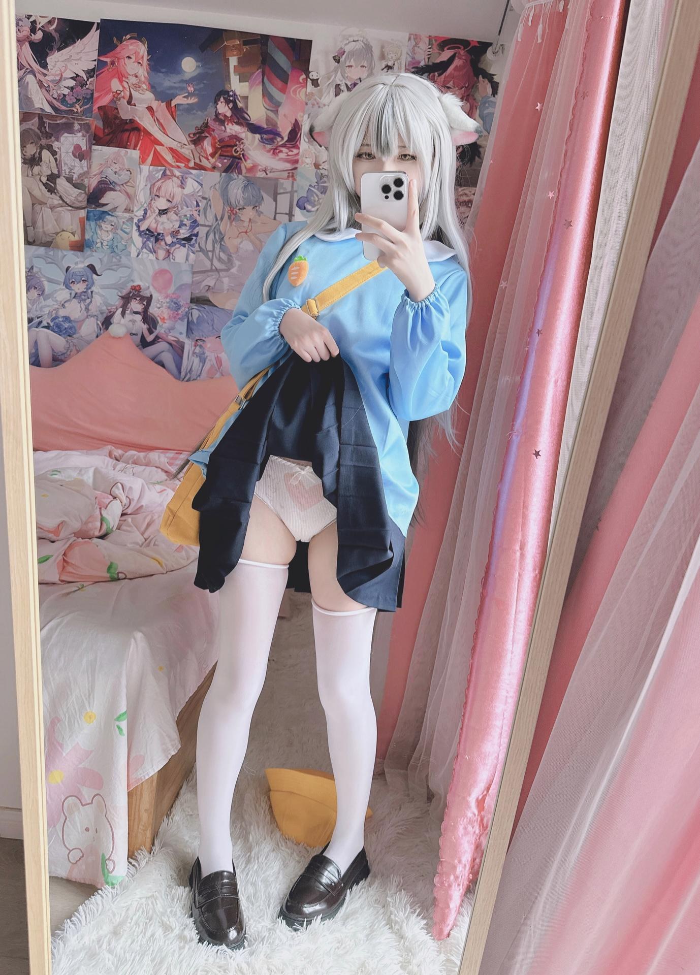 [cosplay] 習呆呆 - ココナ：白絲露點角色寫真 18P1V