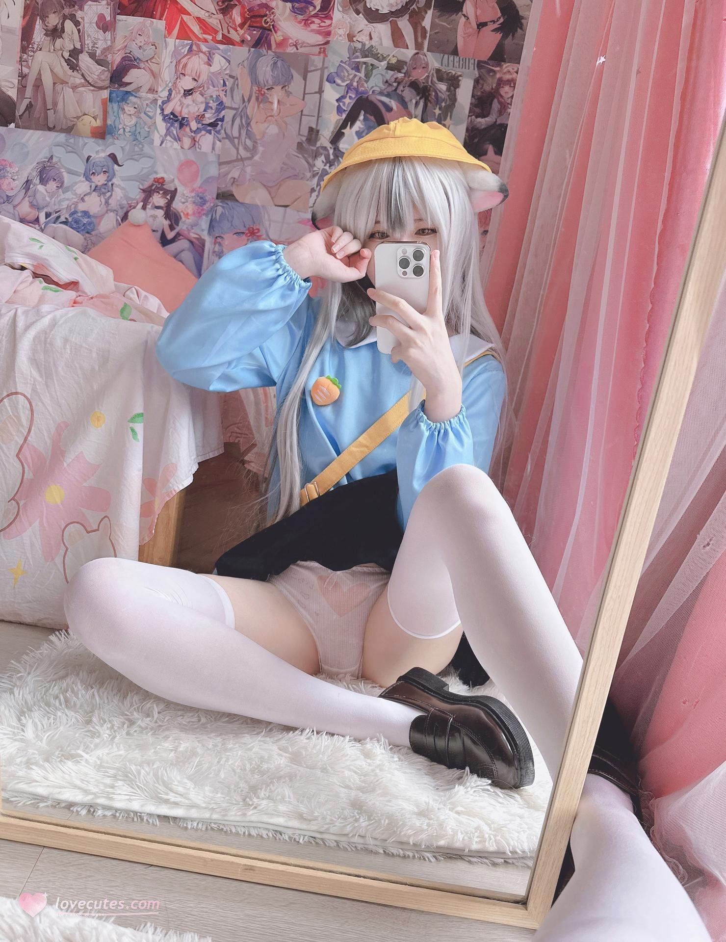 [cosplay] 習呆呆 - ココナ：白絲露點角色寫真 18P1V