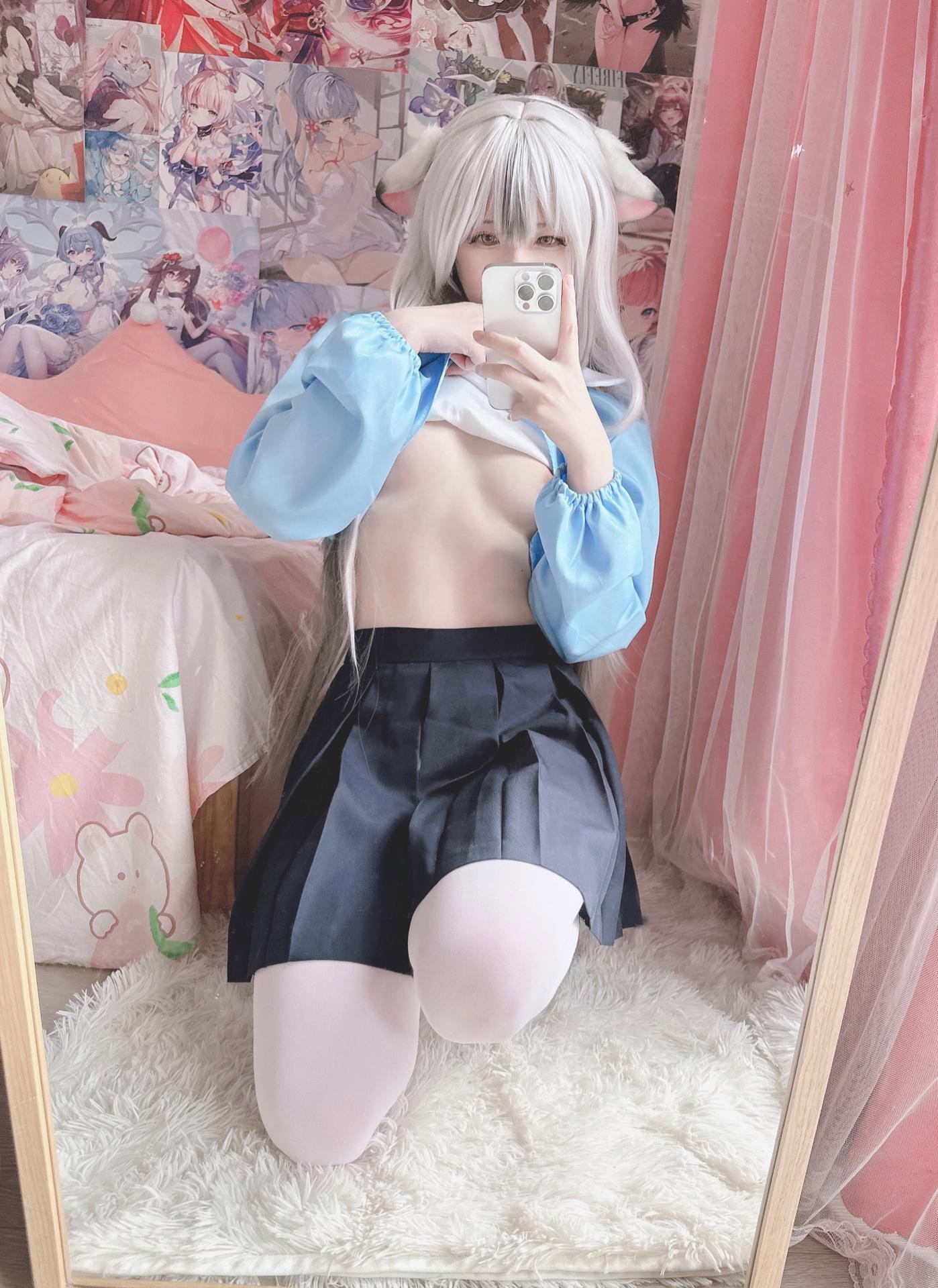 [cosplay] 習呆呆 - ココナ：白絲露點角色寫真 18P1V