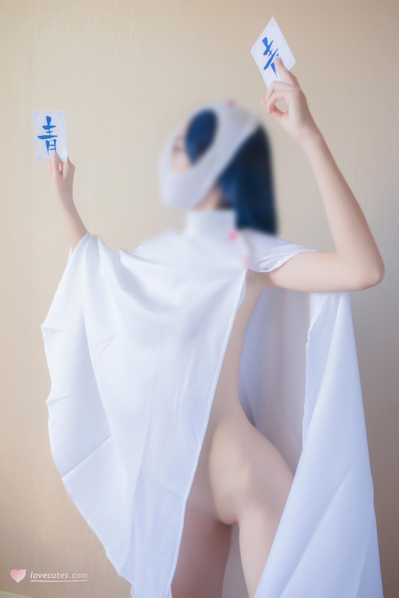 [私房] 少女映畫 - 華城綾女無碼版：無修正翹臀白虎私房寫真 60P