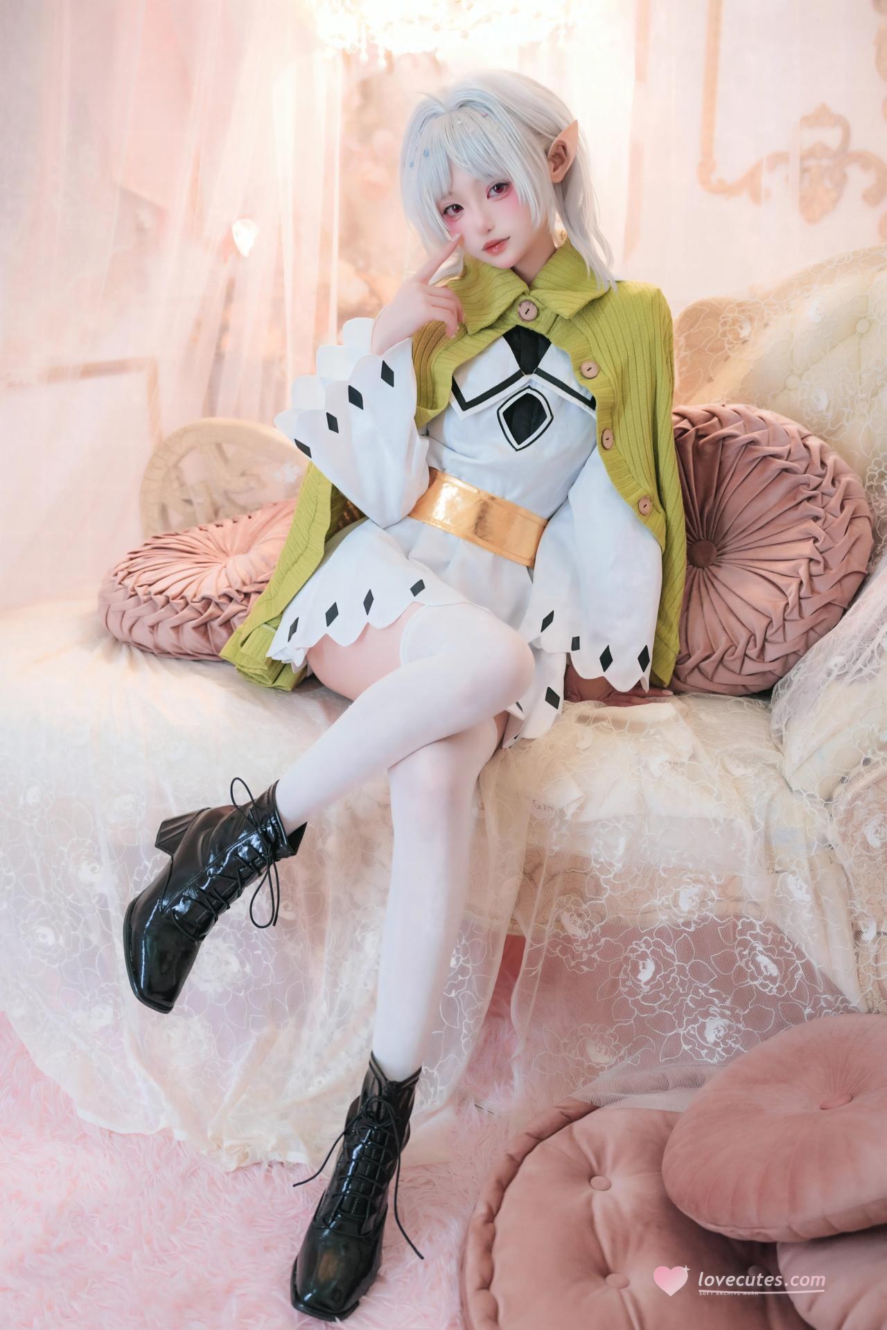 [Cosplay] Irisuare( - Bộ White Hair Elf 20P