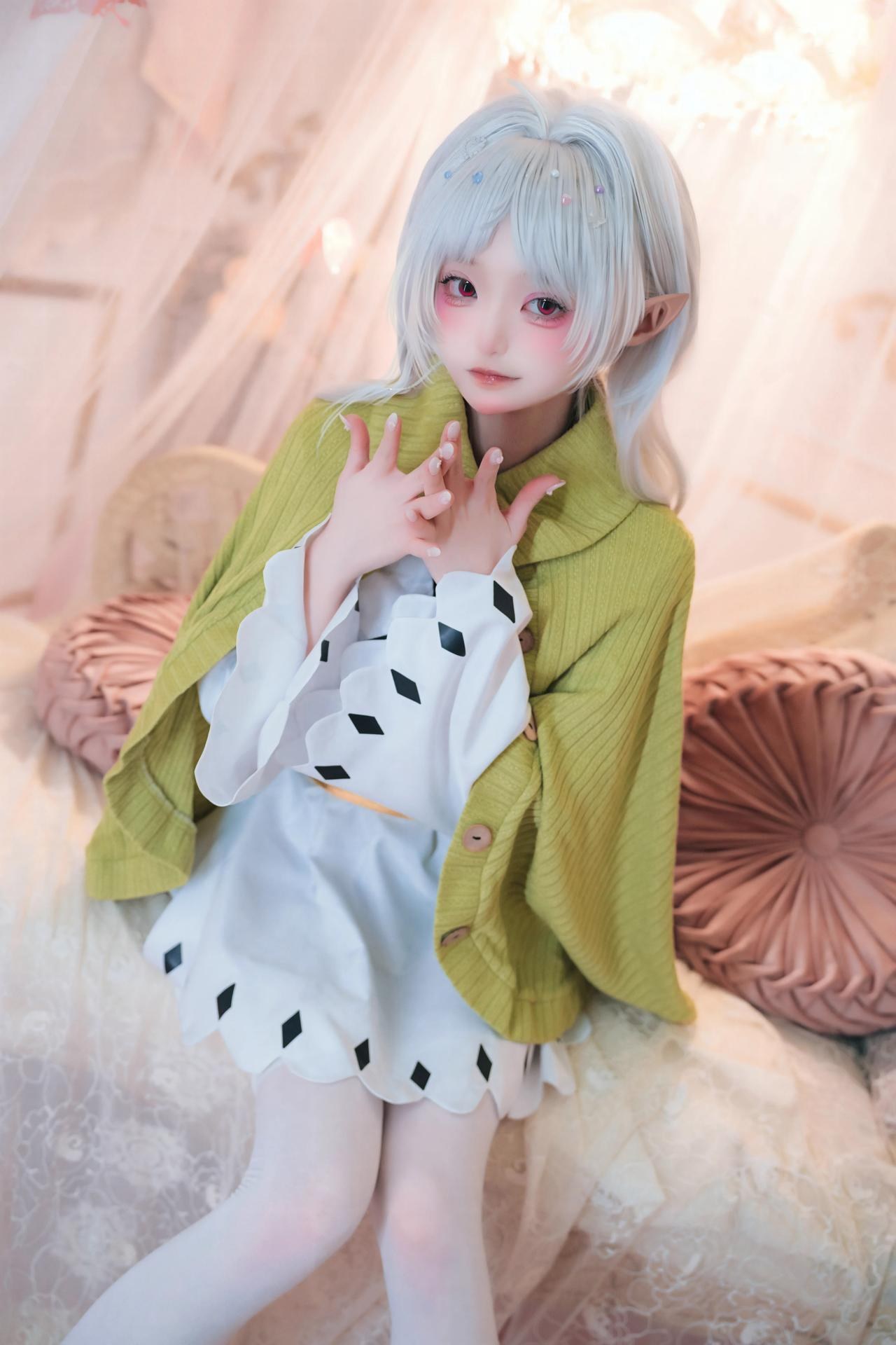 [Cosplay] Irisuare( - Bộ White Hair Elf 20P
