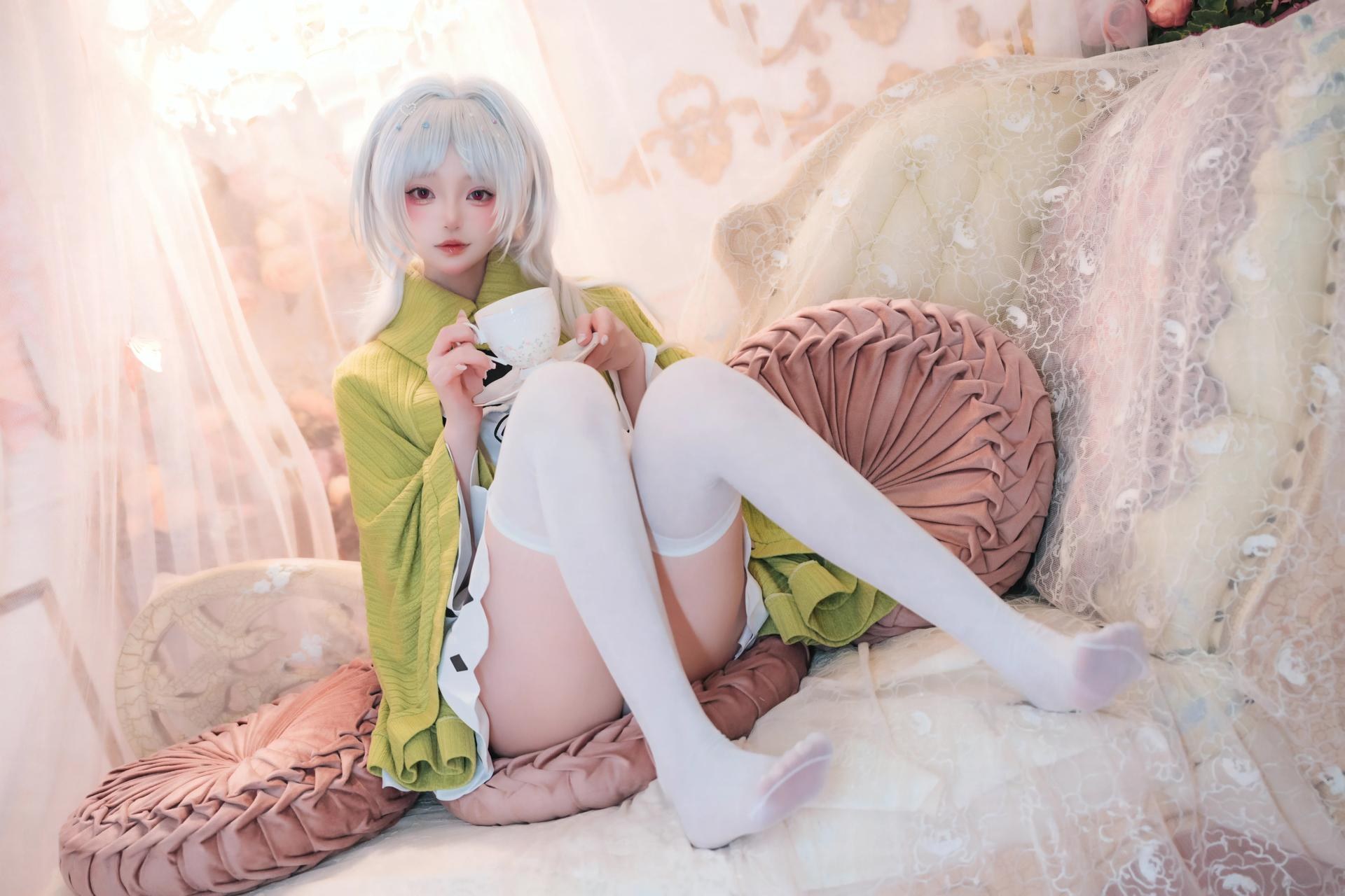 [Cosplay] Irisuare( - Bộ White Hair Elf 20P
