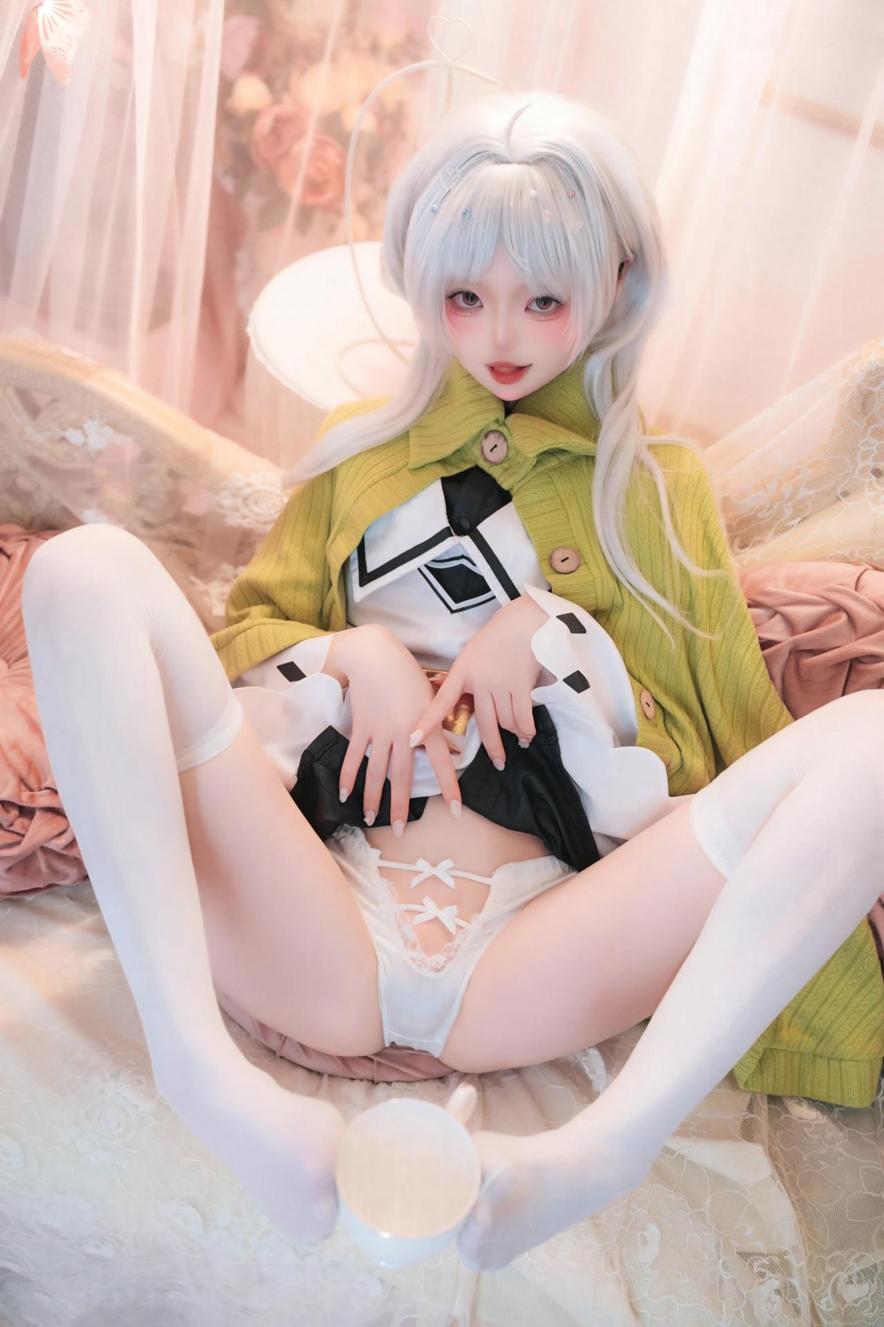 [Cosplay] Irisuare( - Bộ White Hair Elf 20P