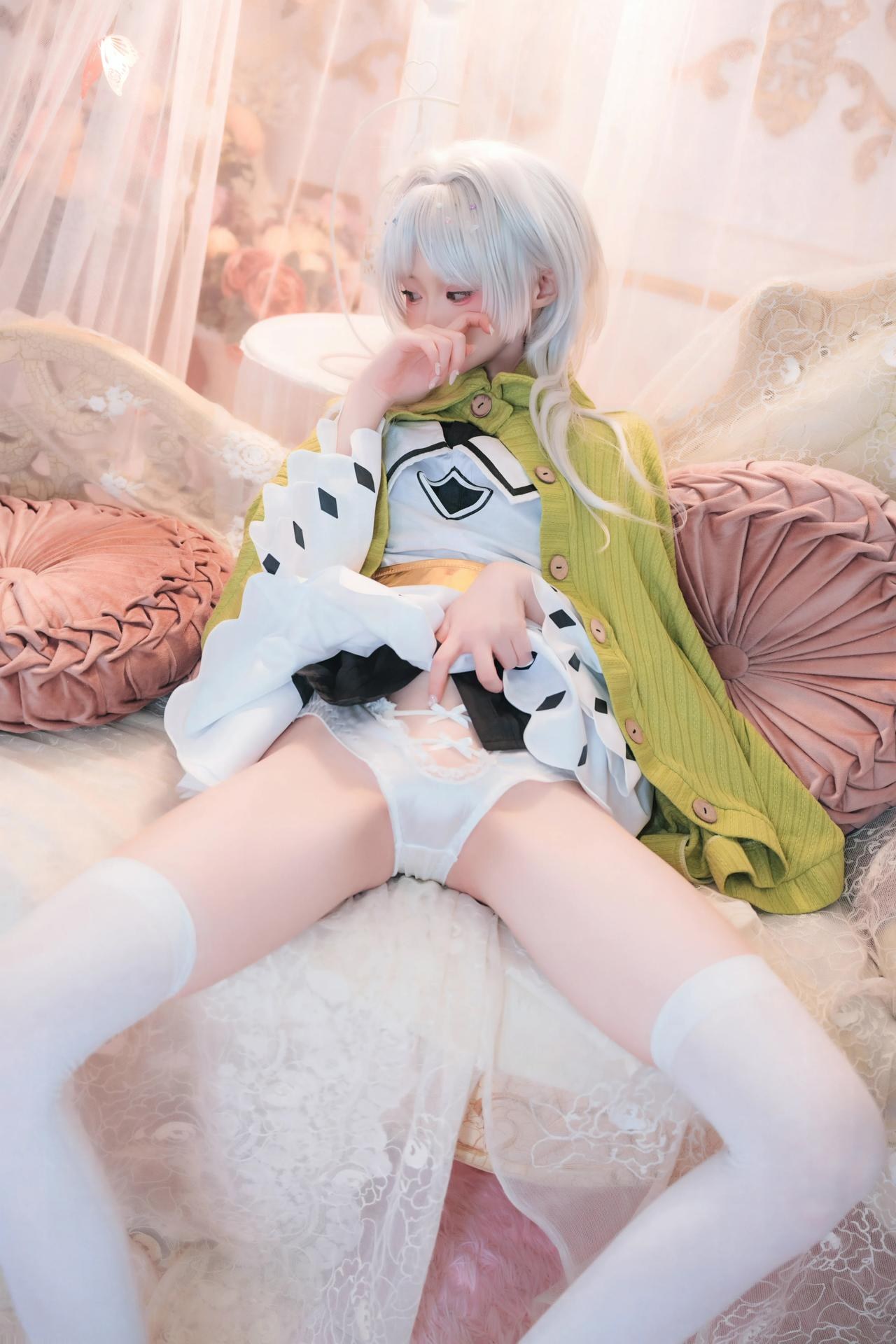 [Cosplay] Irisuare( - Bộ White Hair Elf 20P