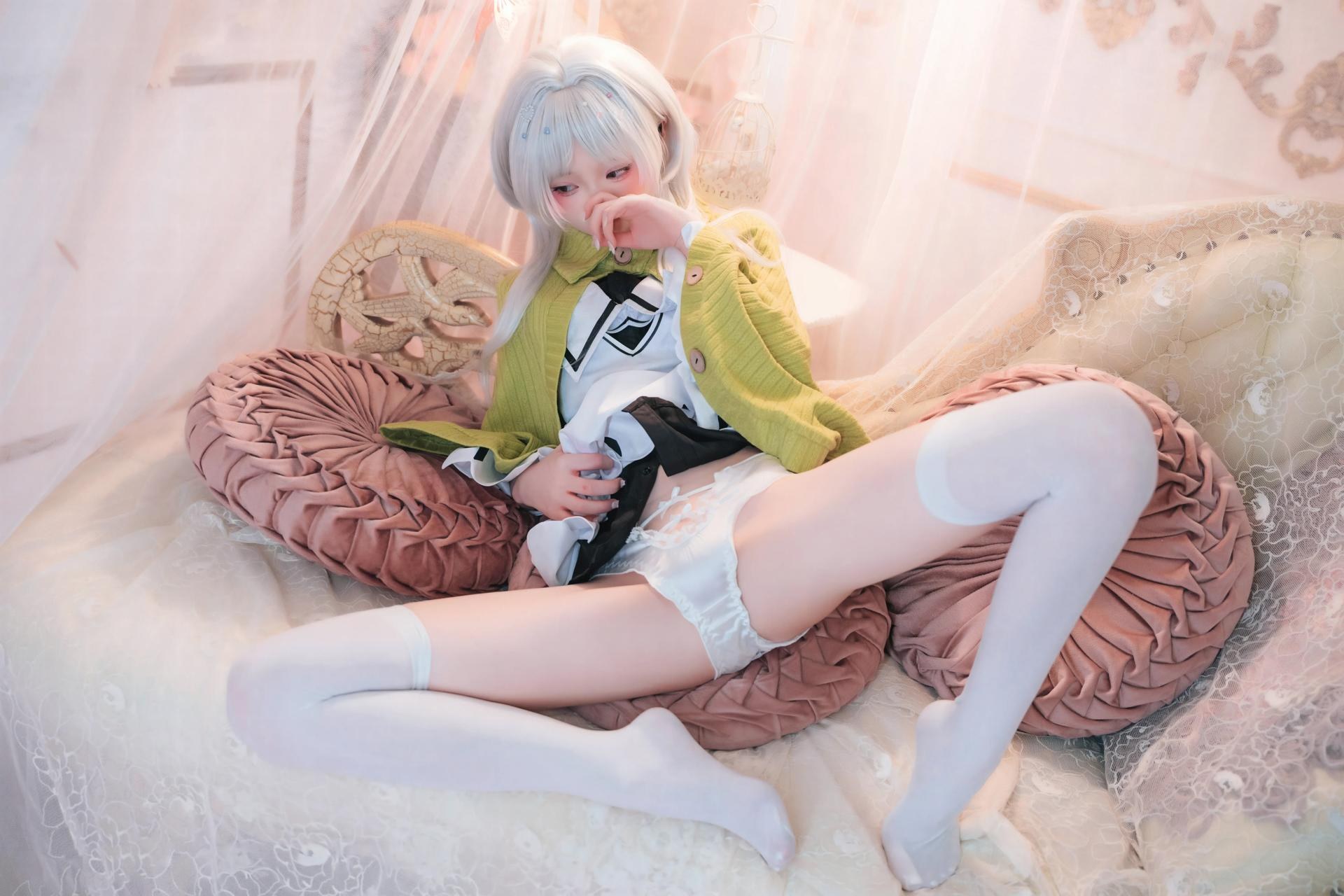 [Cosplay] Irisuare( - Bộ White Hair Elf 20P