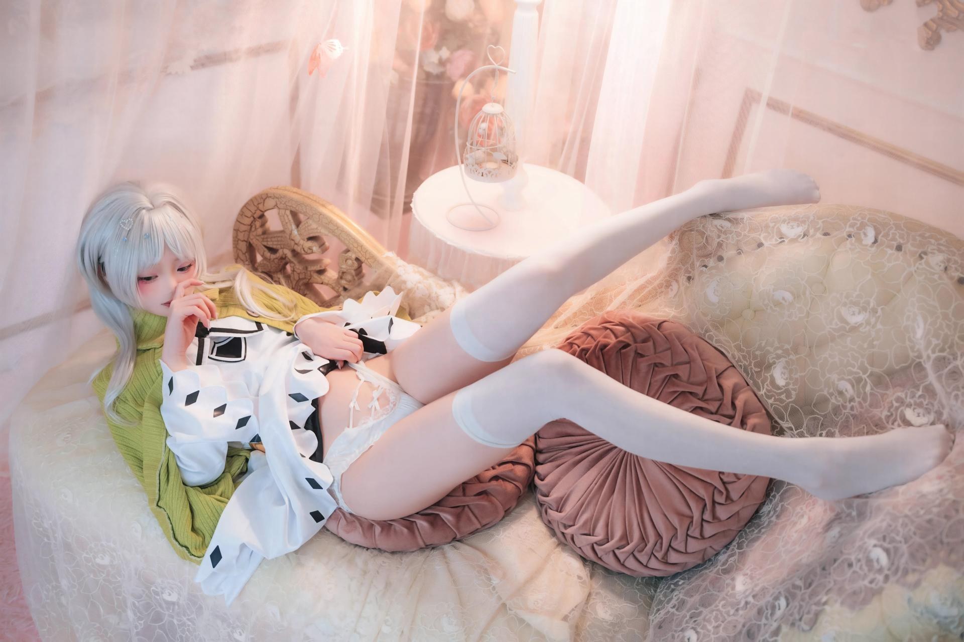 [Cosplay] Irisuare( - Bộ White Hair Elf 20P