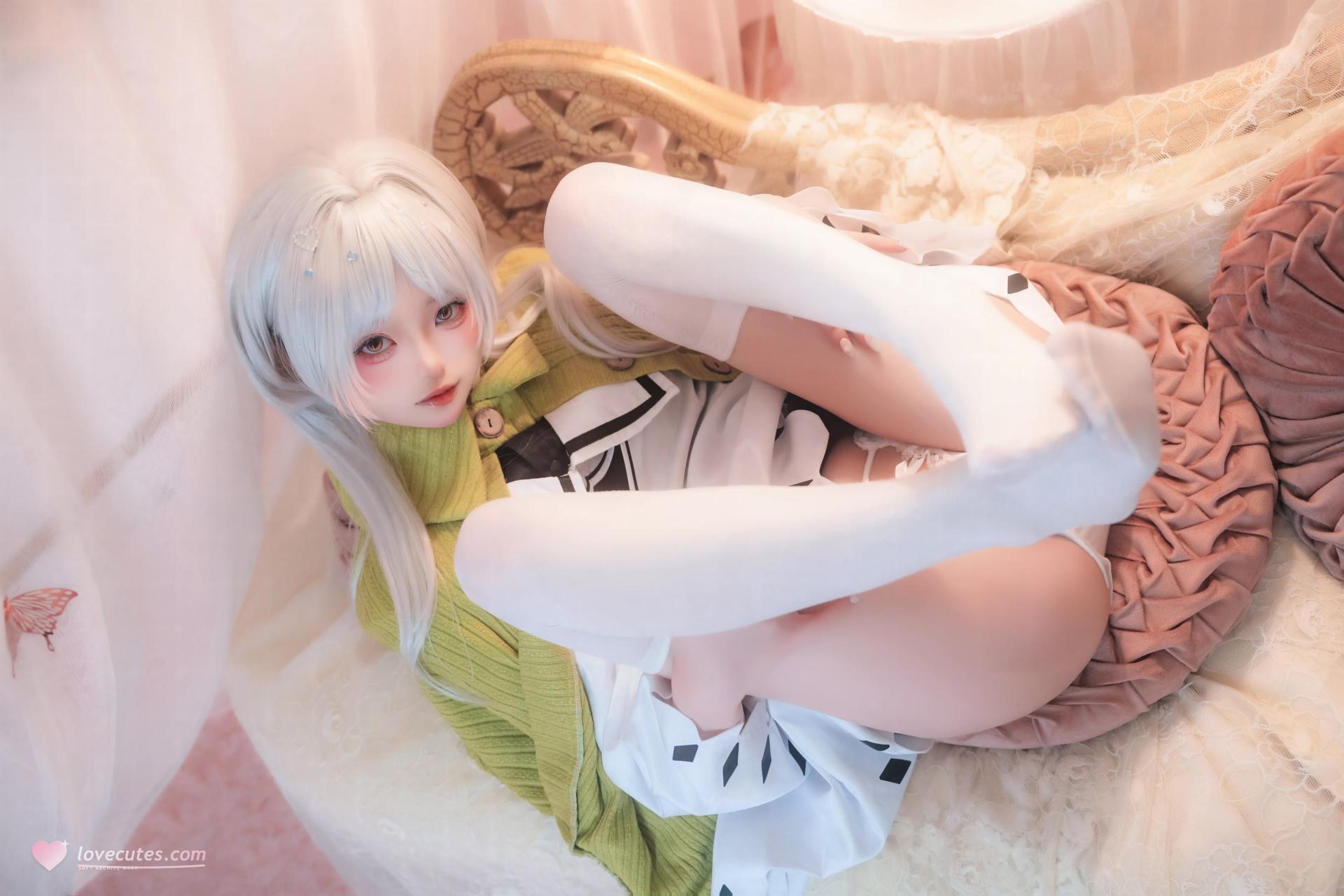 Irisuare(愛莉) - 希露菲叶特白发精灵 写真セット 20P