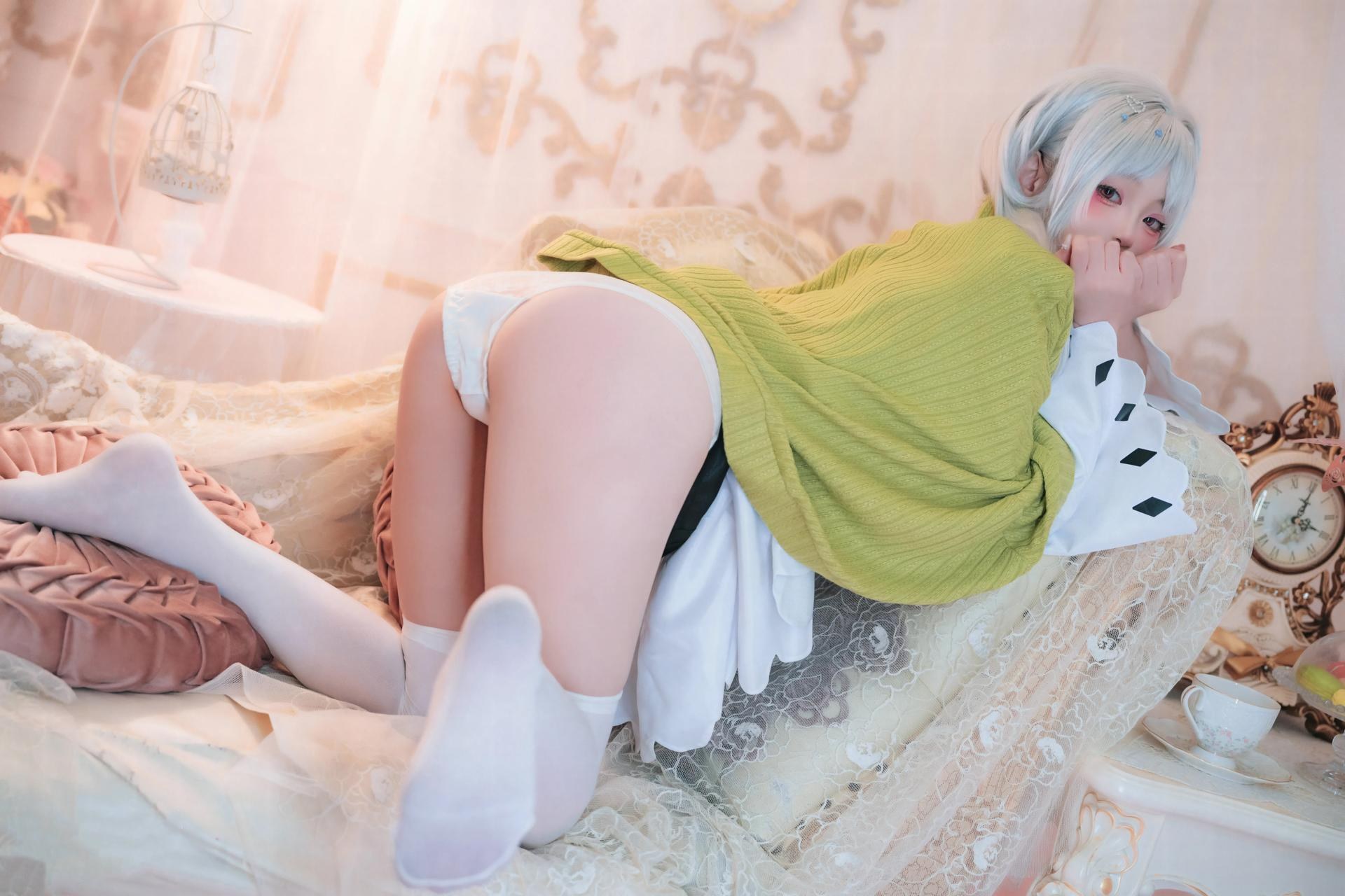 Irisuare(愛莉) - 希露菲叶特白发精灵 写真セット 20P