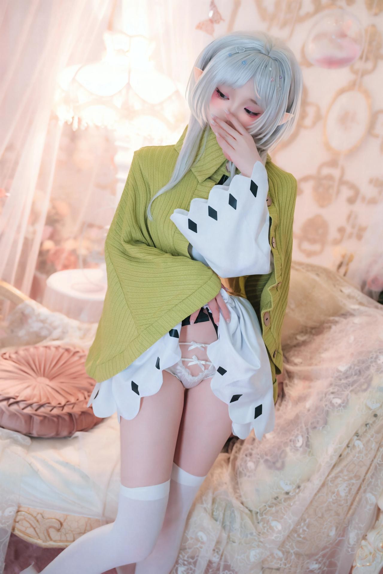 Irisuare(愛莉) - 希露菲叶特白发精灵 写真セット 20P