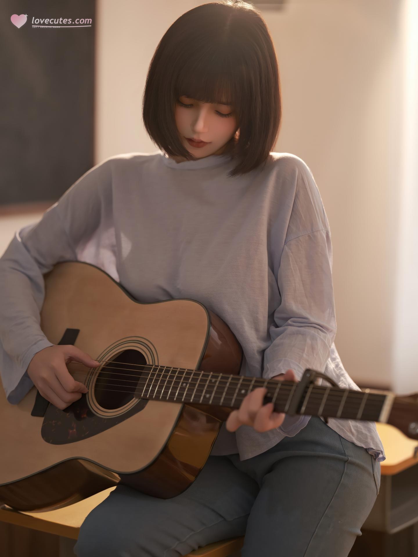 [Photo Set] w - เซ็ต Guitar Girl Set 20P
