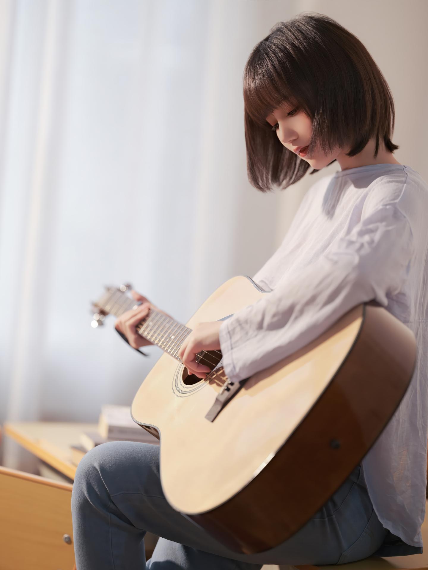 [Photo Set] w - เซ็ต Guitar Girl Set 20P