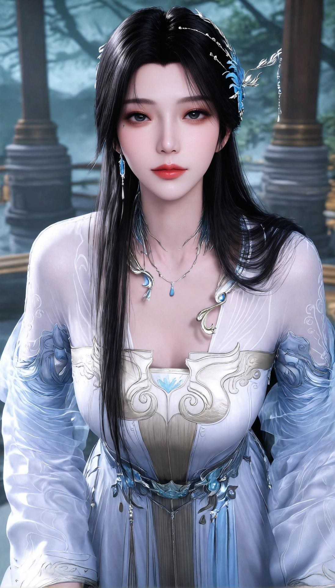 AI Porn - 遮天 安妙依：白紗面紗全裸露穴圖集 412P