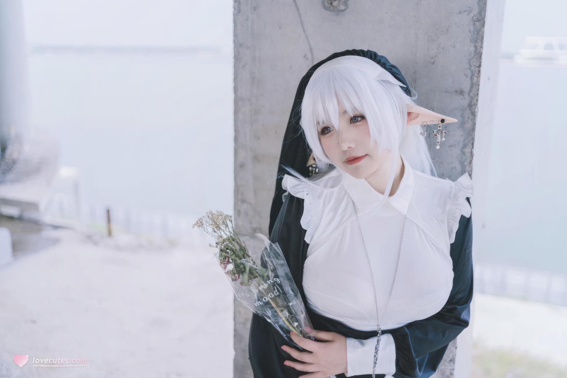 [Photo Set] Featured Coser - Bộ Elf Nun Set 28P