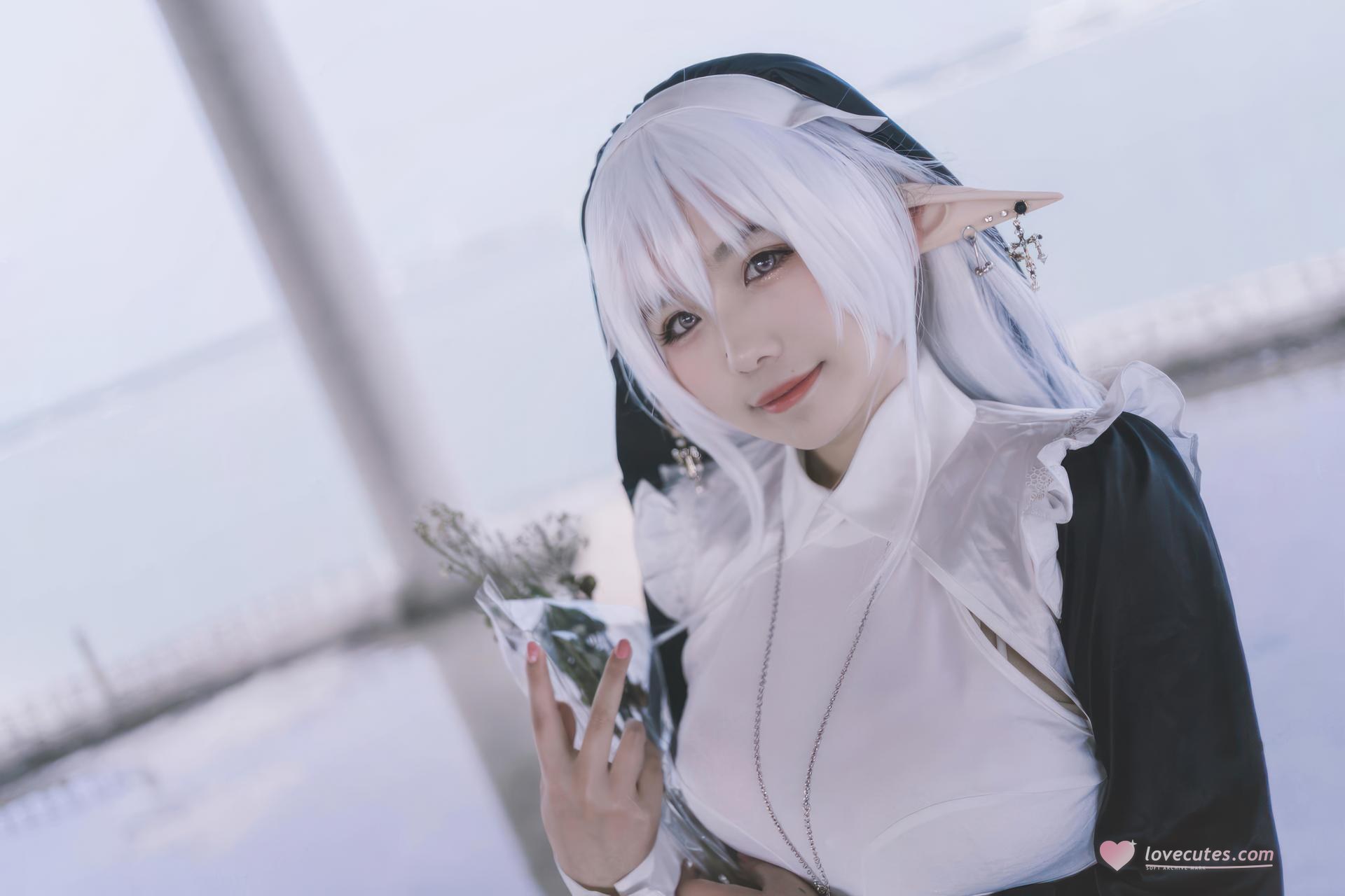 [Photo Set] Featured Coser - Bộ Elf Nun Set 28P