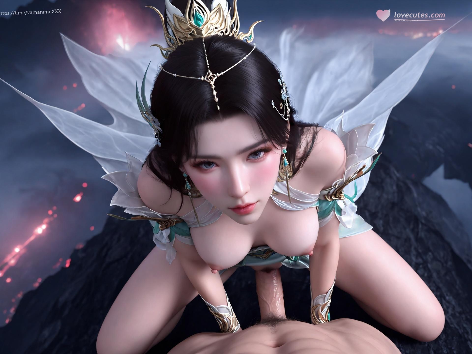 AI Porn - ซวินเอ๋อร์ Battle Through the Heavens เกราะเขียวขาวริมผา แกลเลอรีผู้ใหญ่ AI 220P
