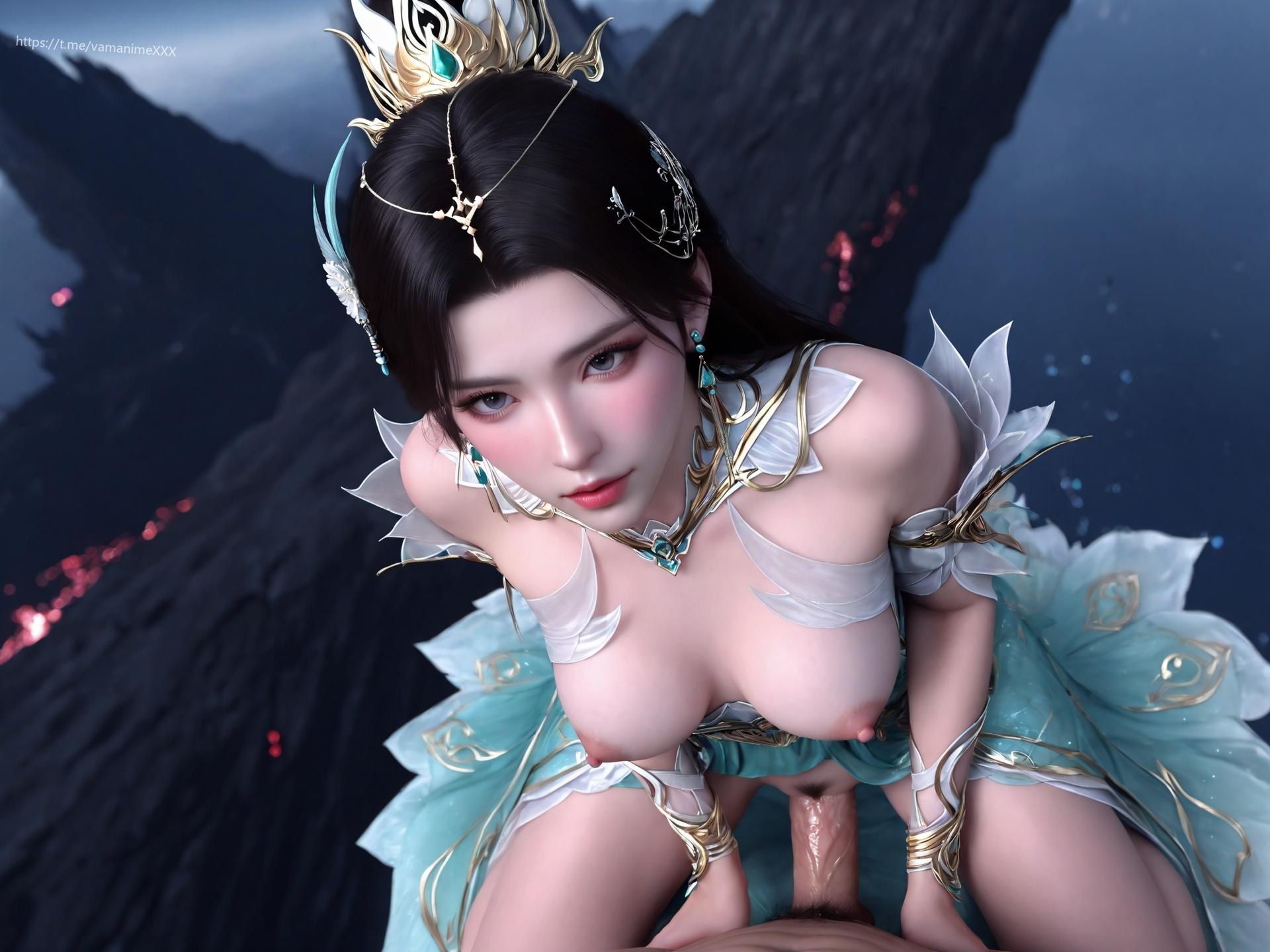 AI Porn - ซวินเอ๋อร์ Battle Through the Heavens เกราะเขียวขาวริมผา แกลเลอรีผู้ใหญ่ AI 220P