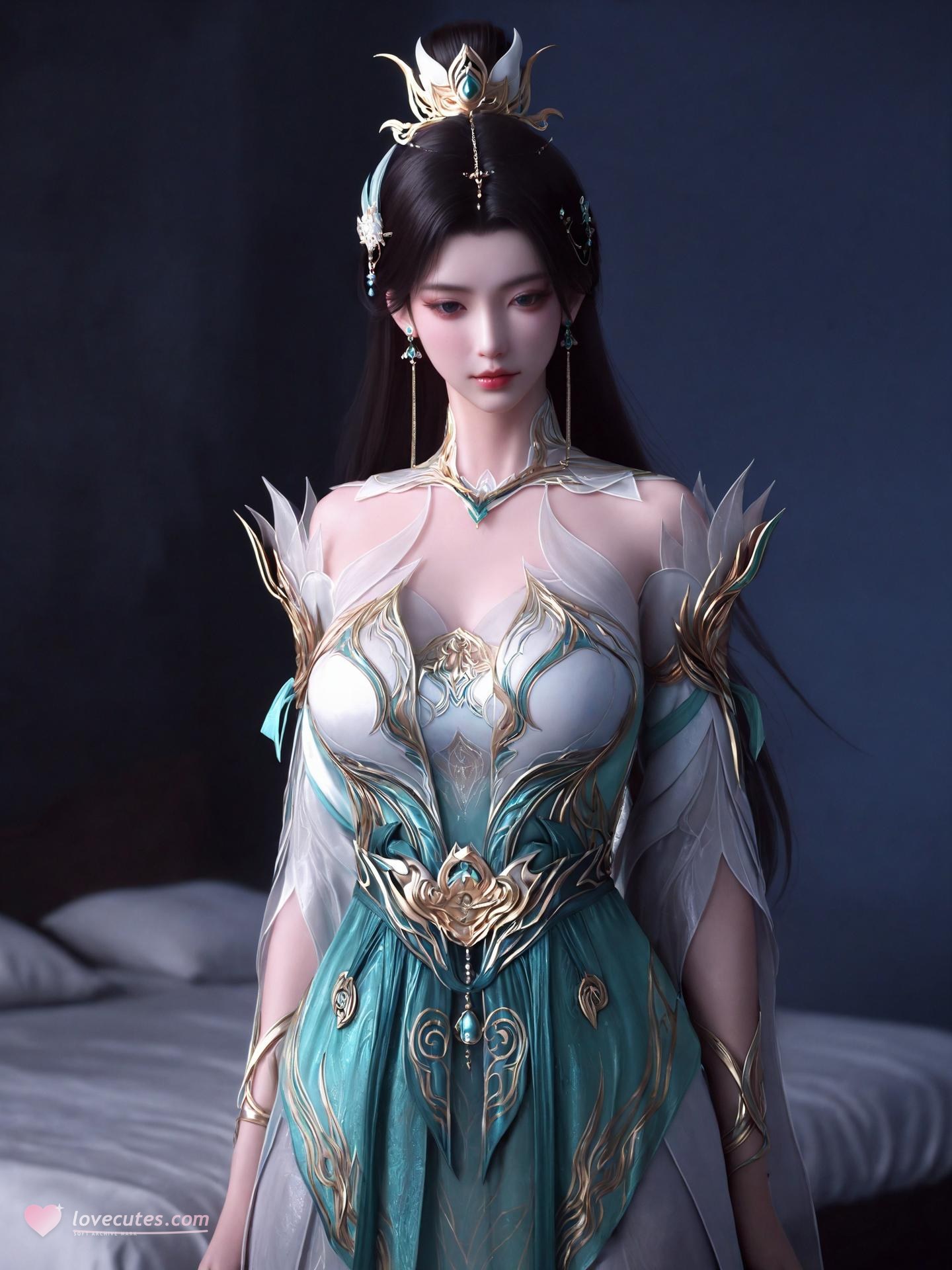 AI Porn - 斗破蒼穹 薰兒：青白戰甲山崖露穴圖集 220P