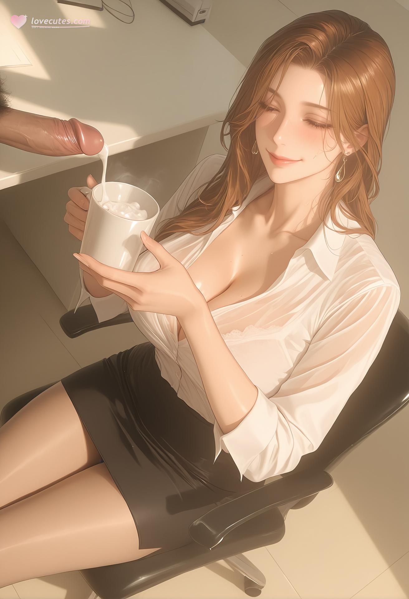 AI Porn - 少爺的秘書：白襯衫OL制服辦公室圖集 149P