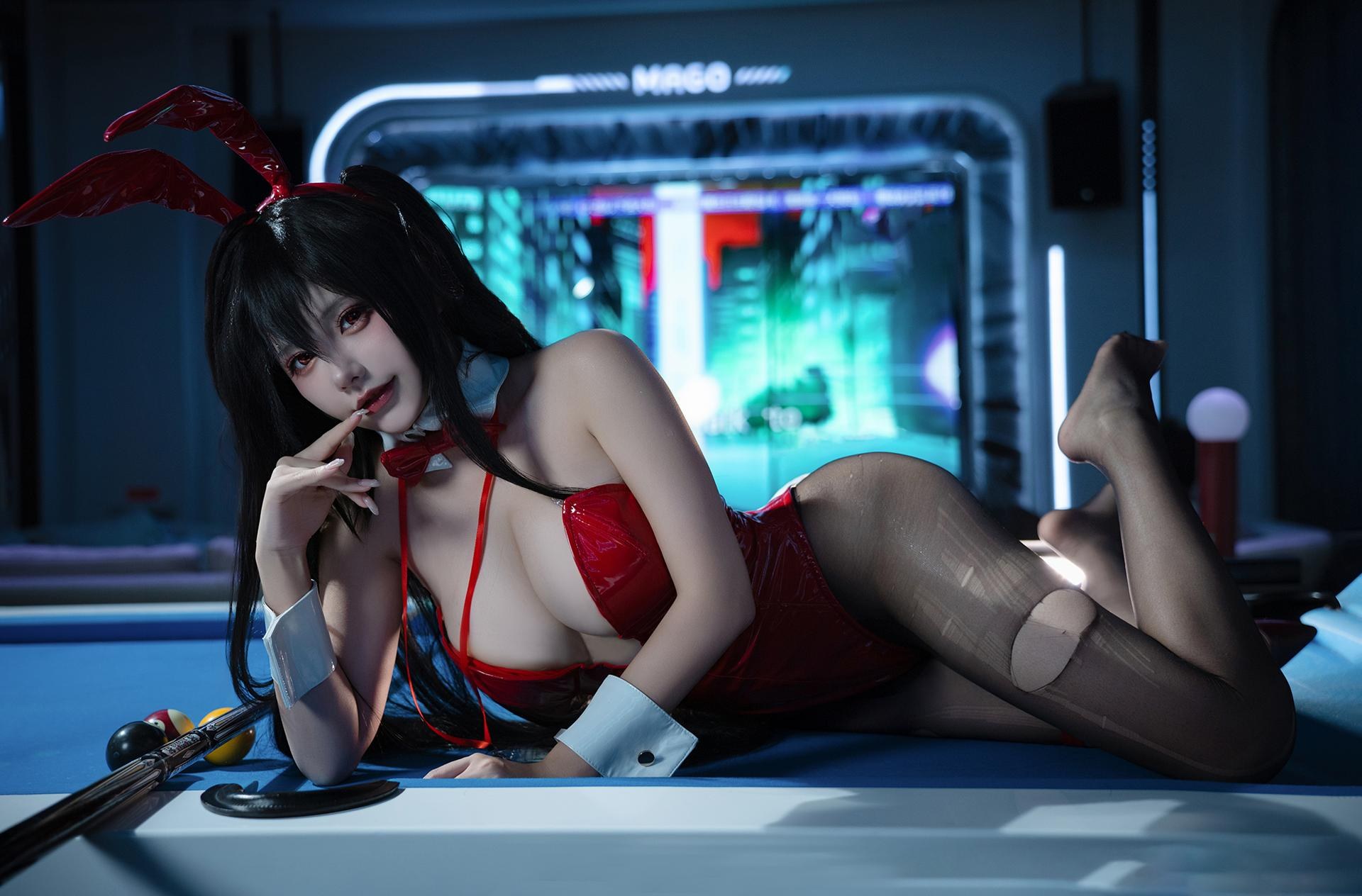 是一只熊仔吗 - 兔女郎美腿大尺度 写真セット 50P