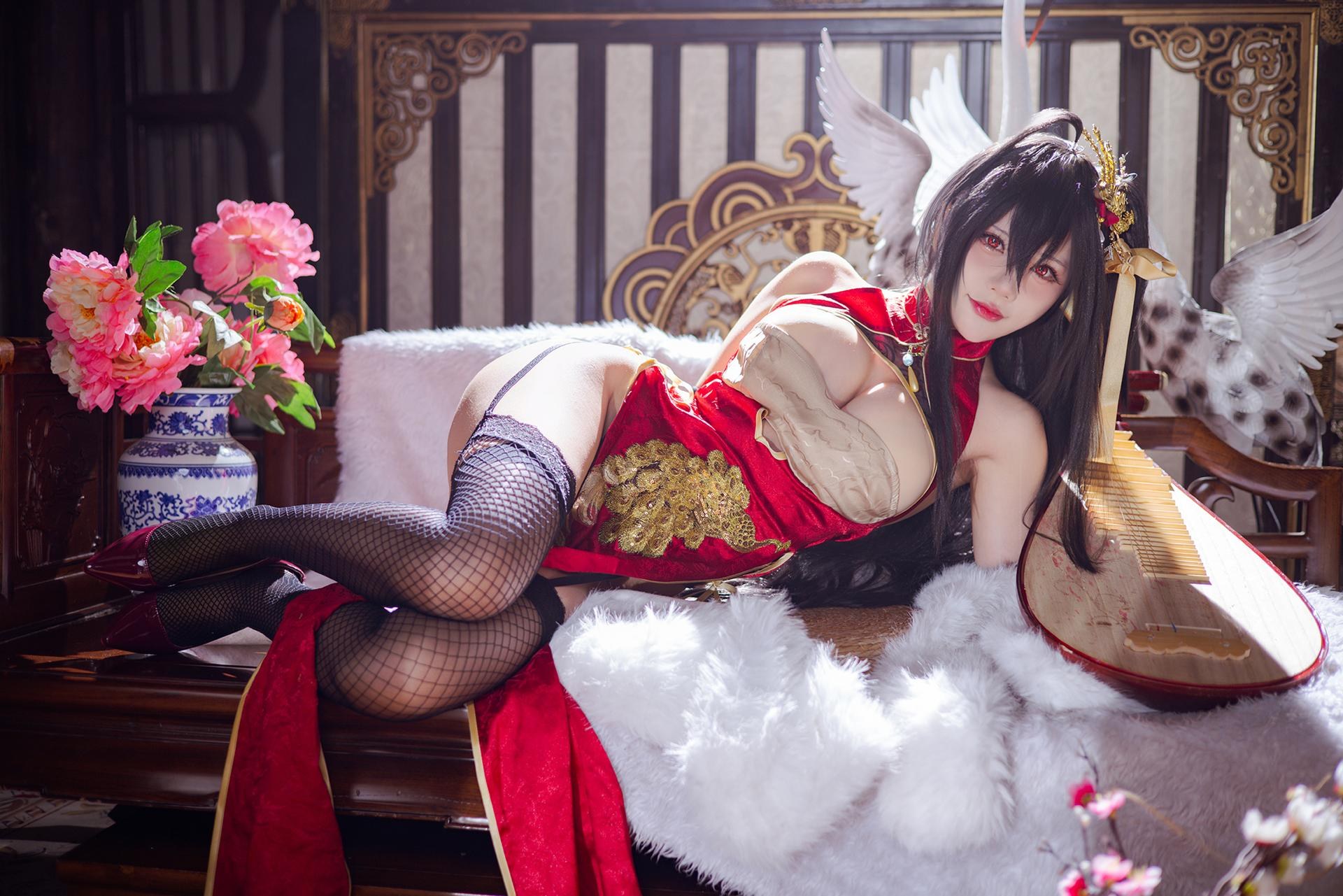 [cosplay] 是一只熊仔吗 - 大鳳：旗袍美腿美胸大尺度 50P